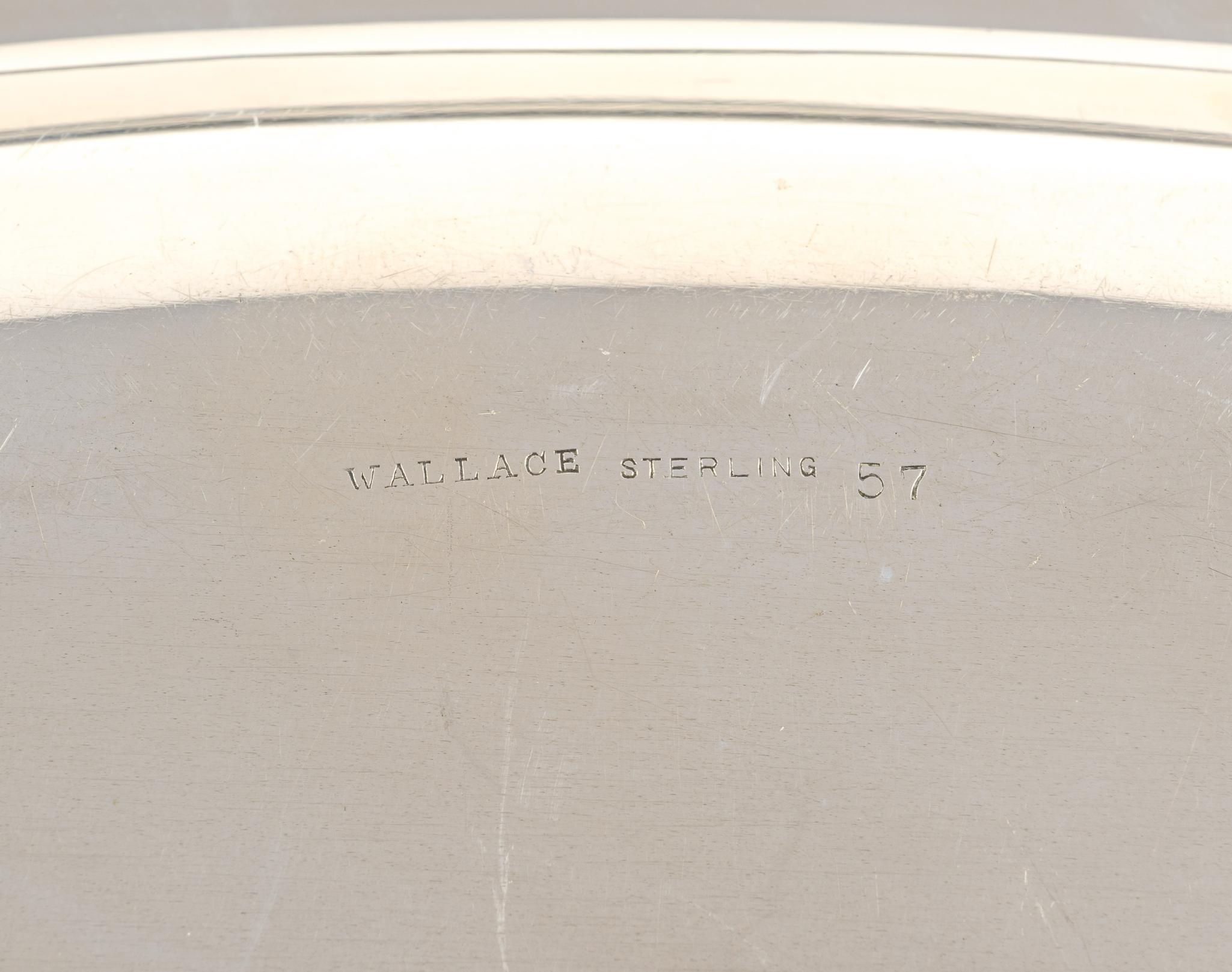 Wallace Sterling Silver Bread Platter or Celery Tray