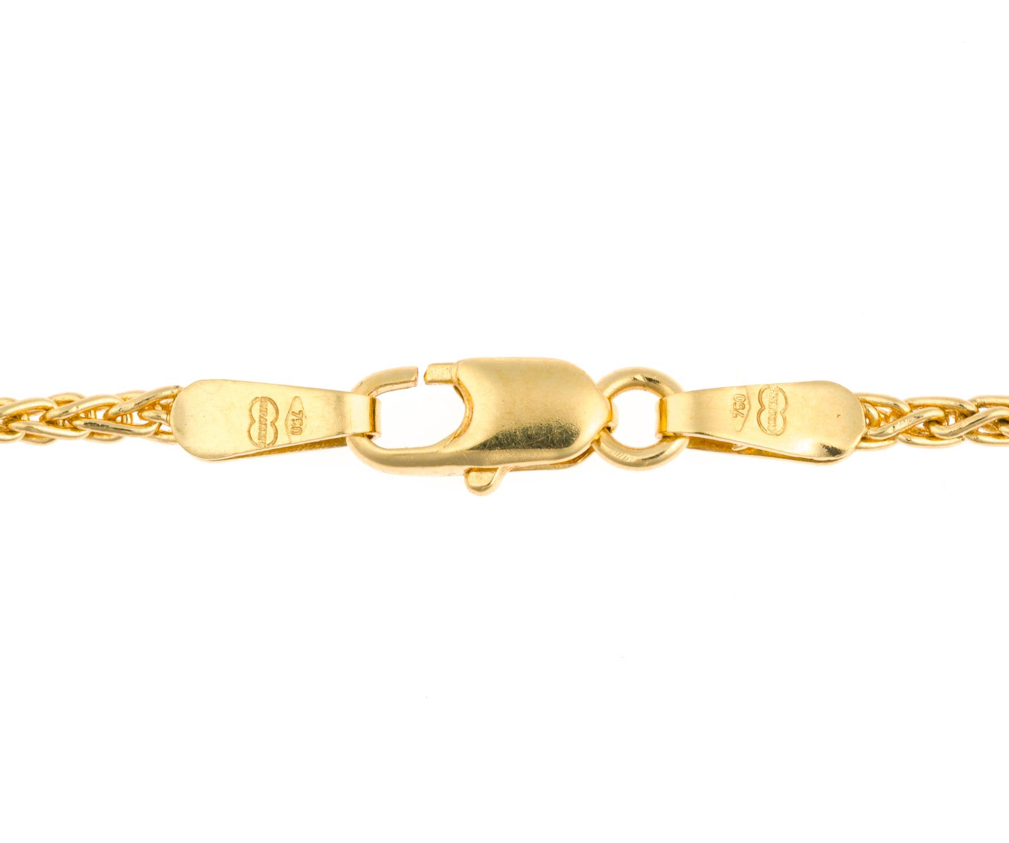 18K Gold Equestrian Horseshoe Pendant Necklace