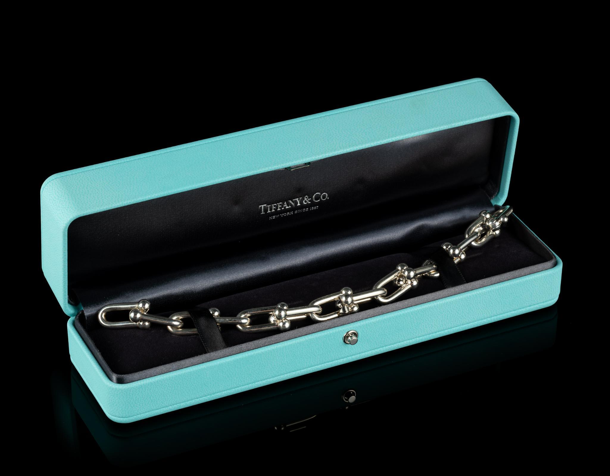Tiffany HardWear Collection Large Link Sterling Silver Chain Bracelet