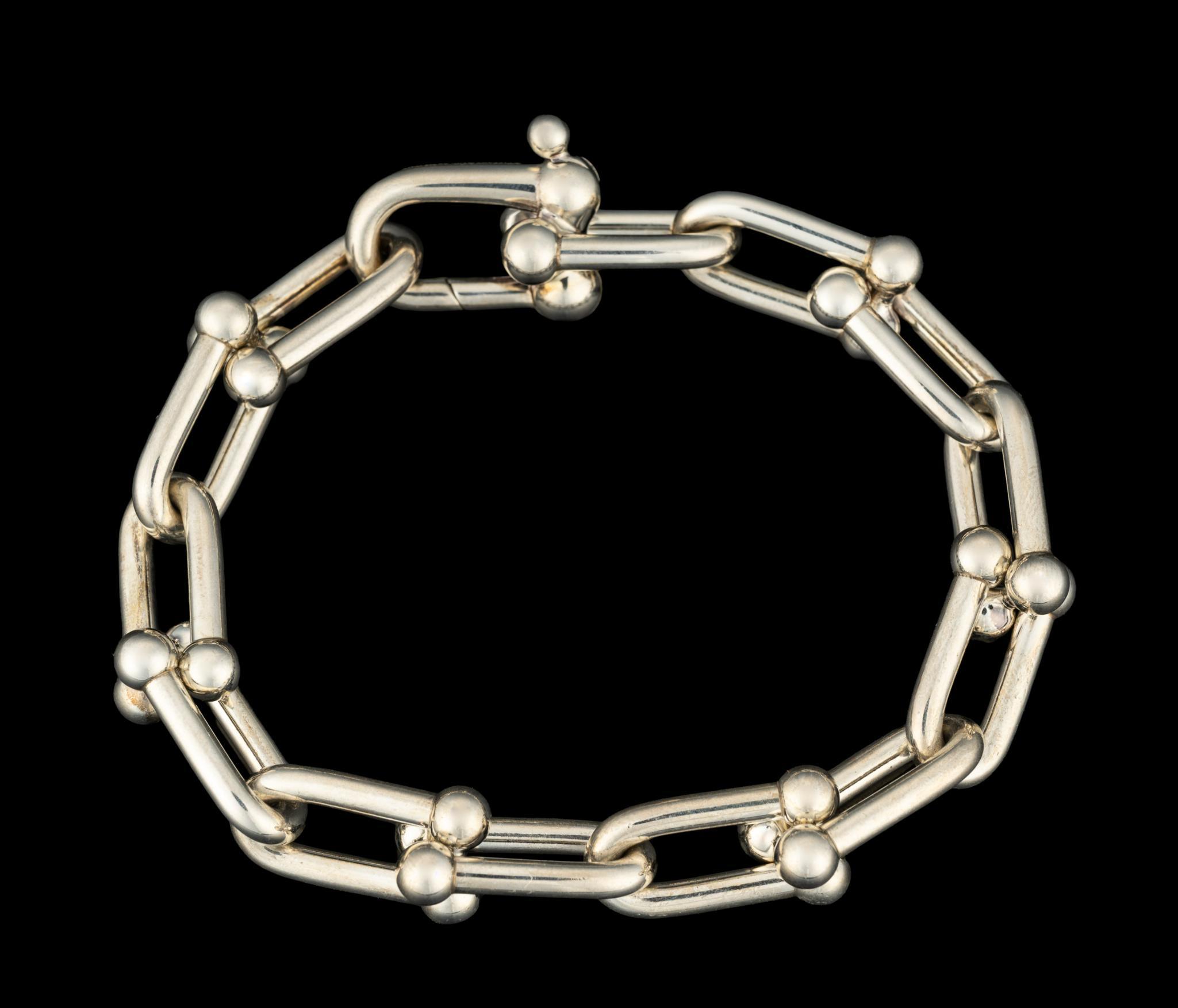 Tiffany HardWear Collection Large Link Sterling Silver Chain Bracelet