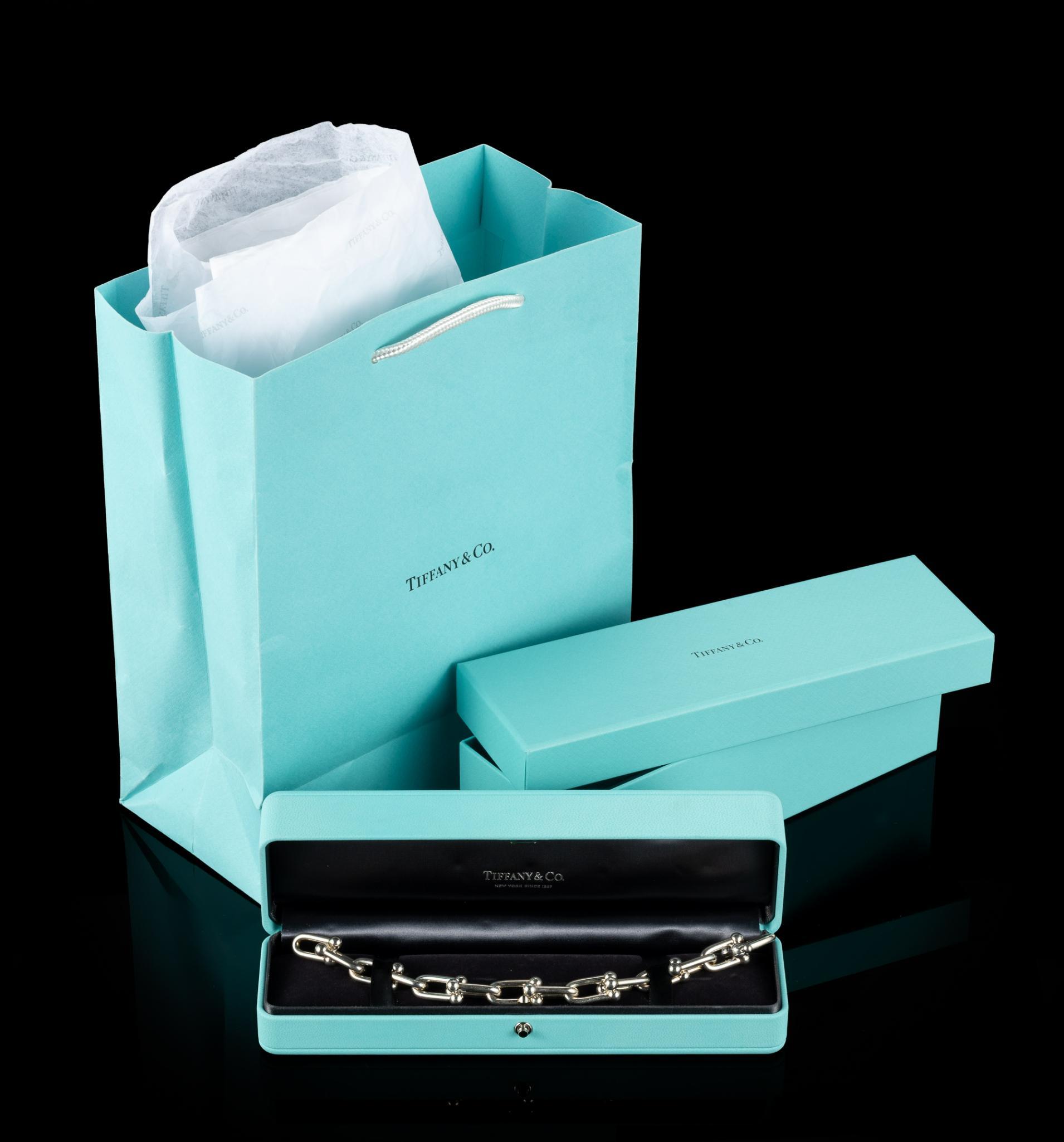 Tiffany HardWear Collection Large Link Sterling Silver Chain Bracelet
