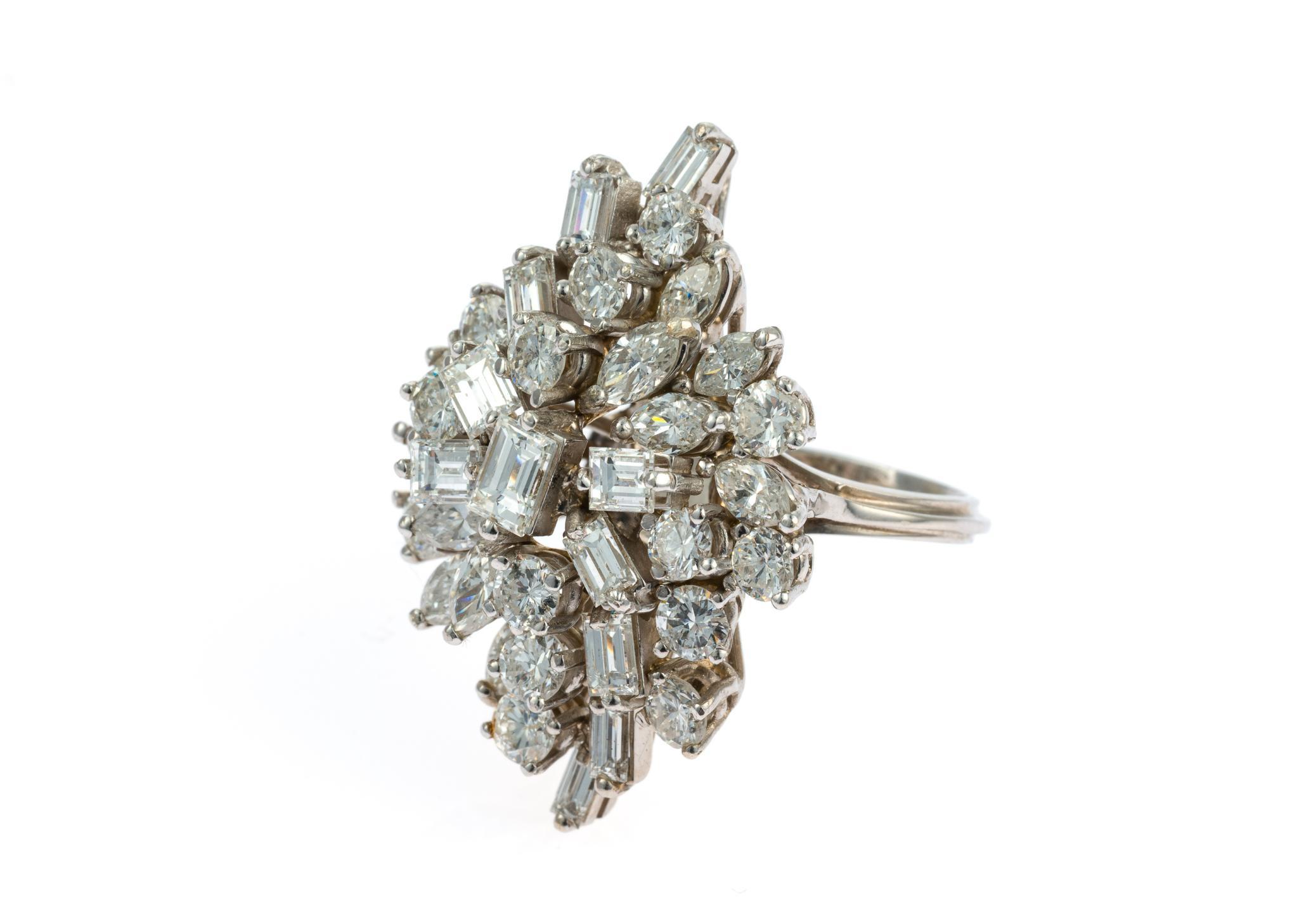 18K Gold & 5 CTW Diamond Cocktail Ring