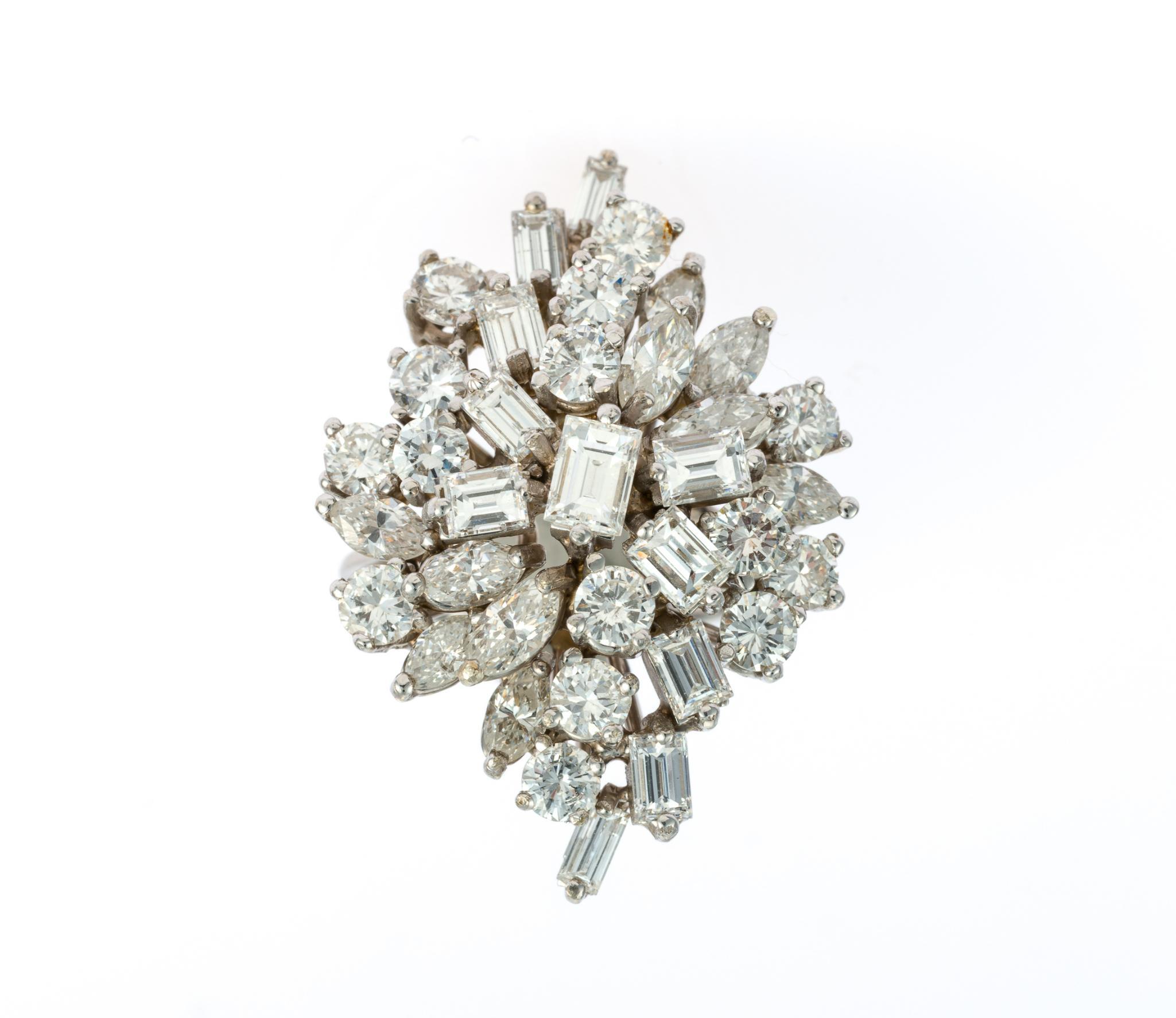 18K Gold & 5 CTW Diamond Cocktail Ring