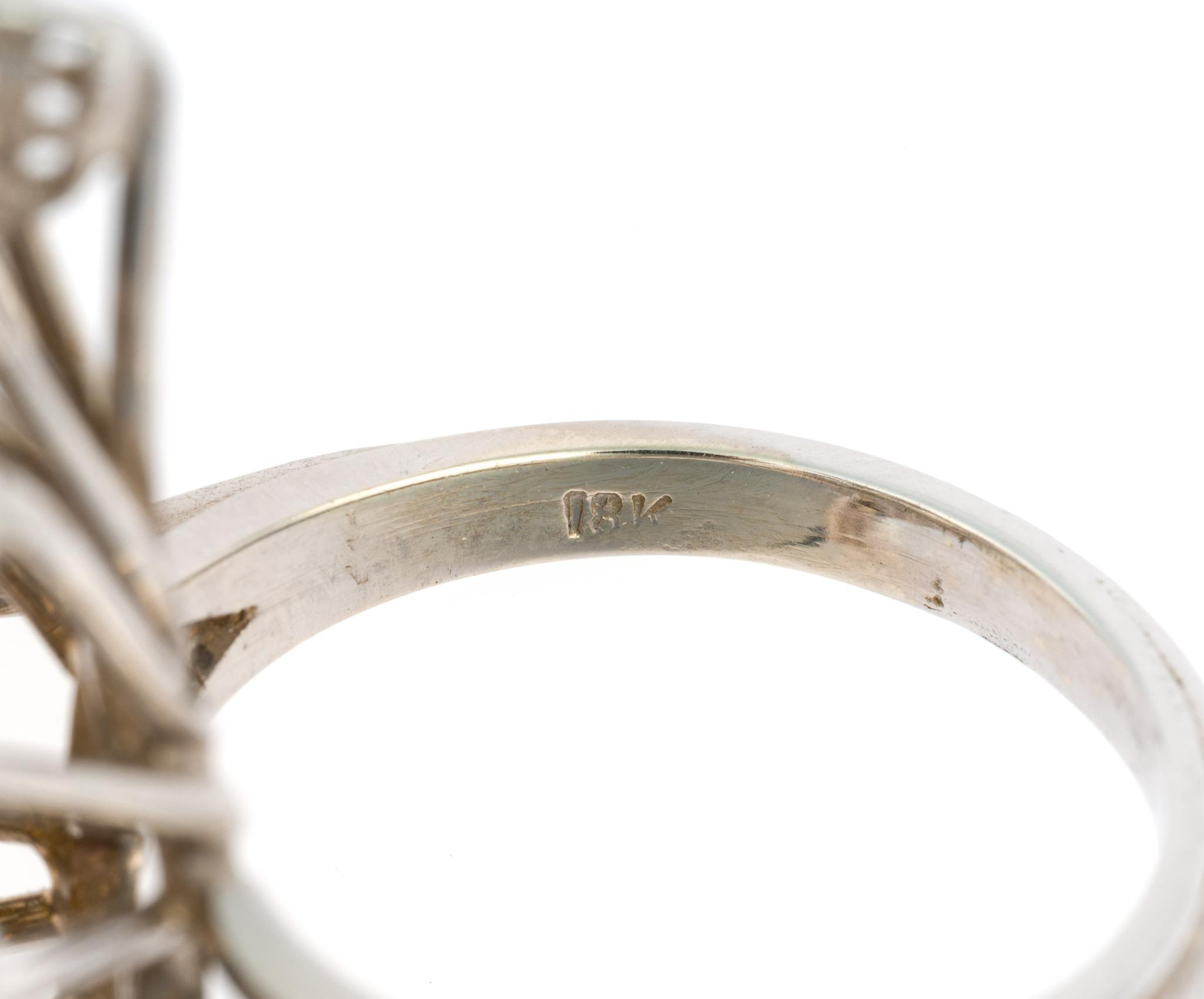 18K Gold & 5 CTW Diamond Cocktail Ring