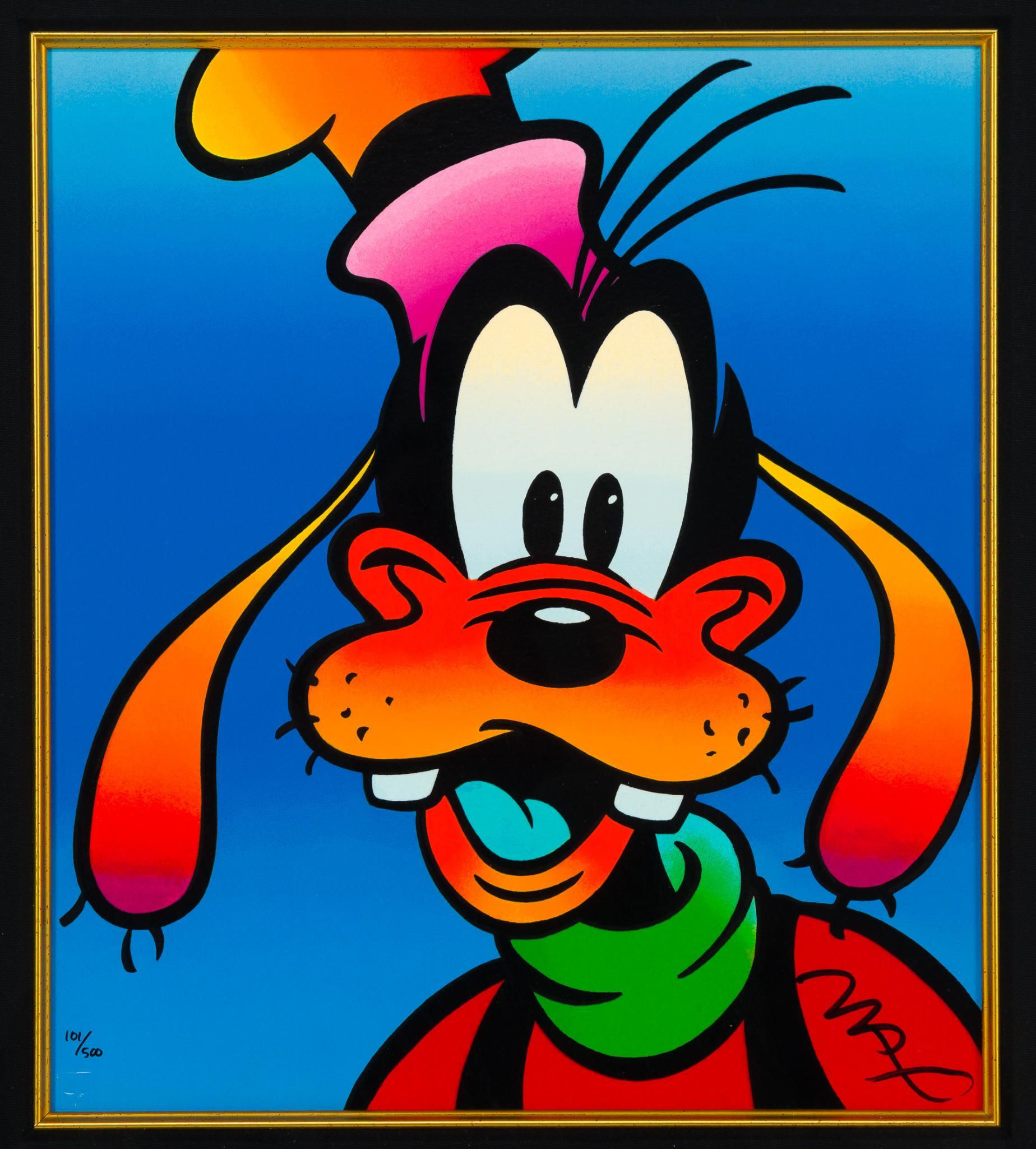 Peter Max Serigraph - Goofy