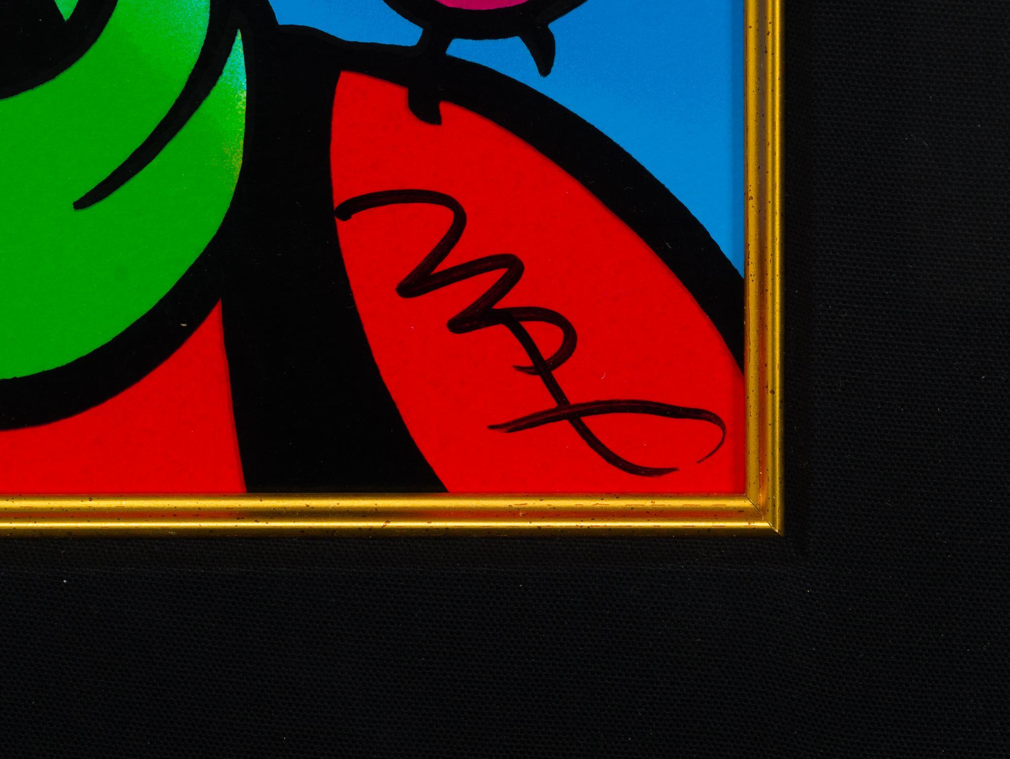 Peter Max Serigraph - Goofy