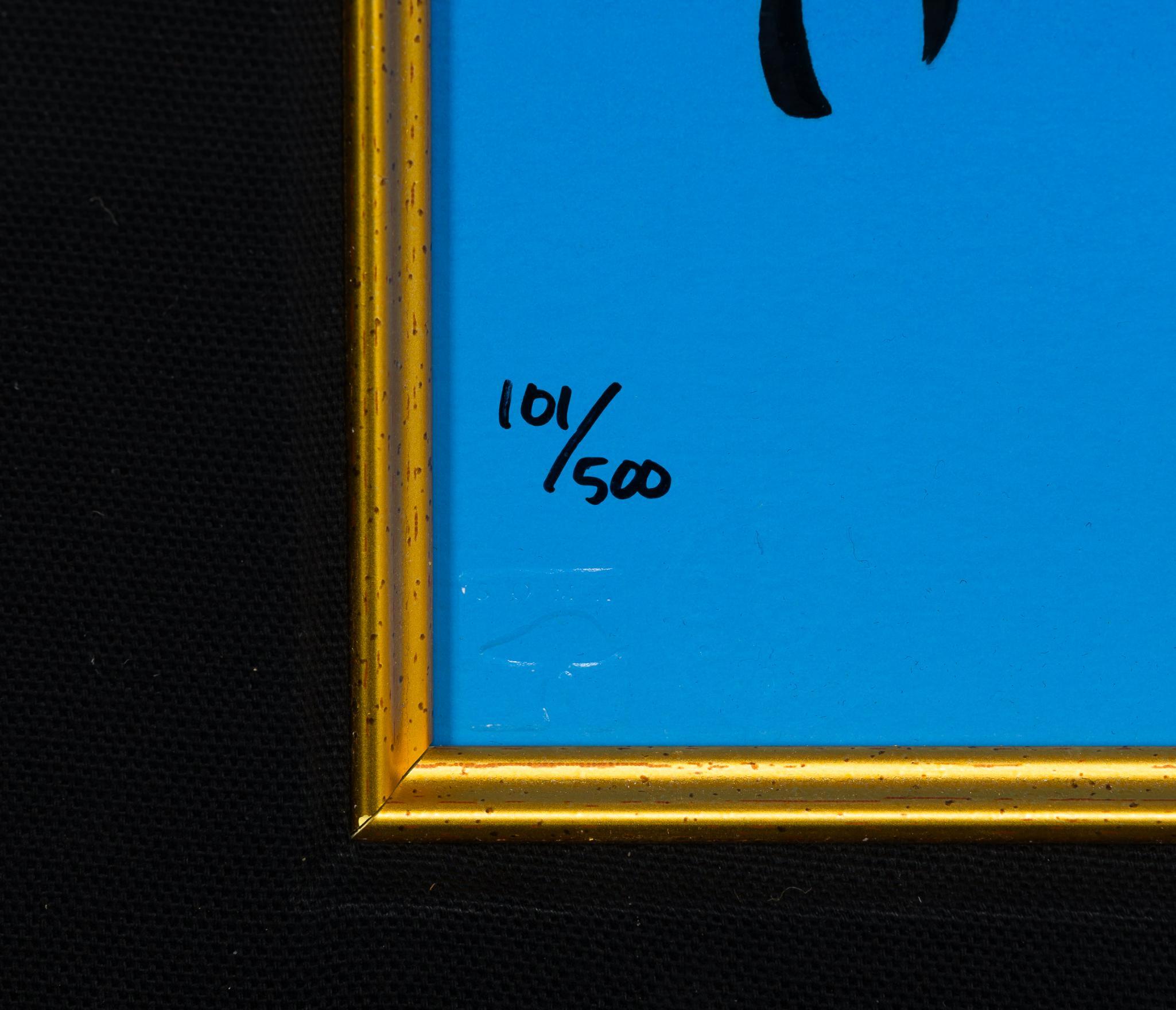 Peter Max Serigraph - Goofy