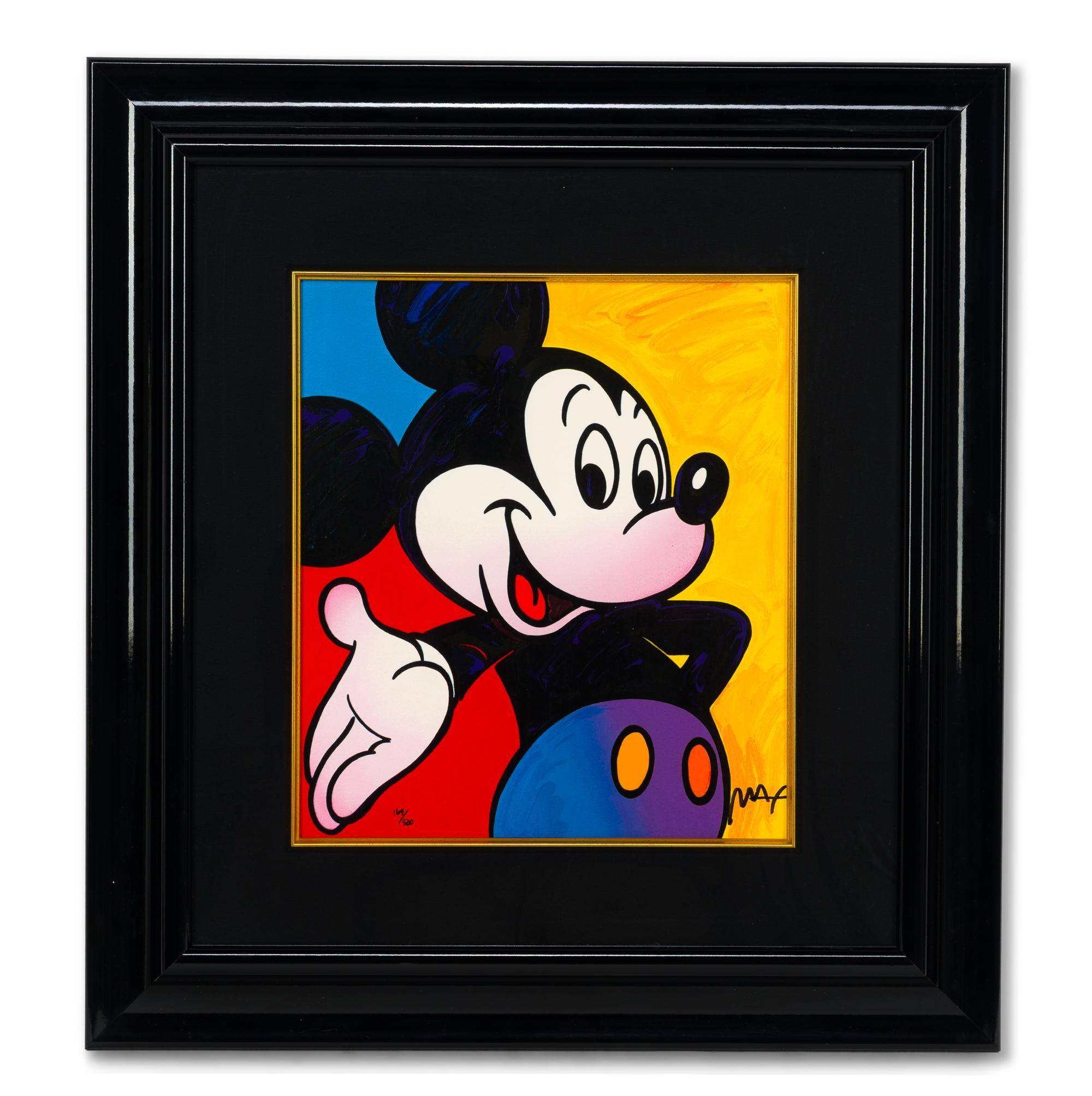 Peter Max Serigraph - Mickey Mouse
