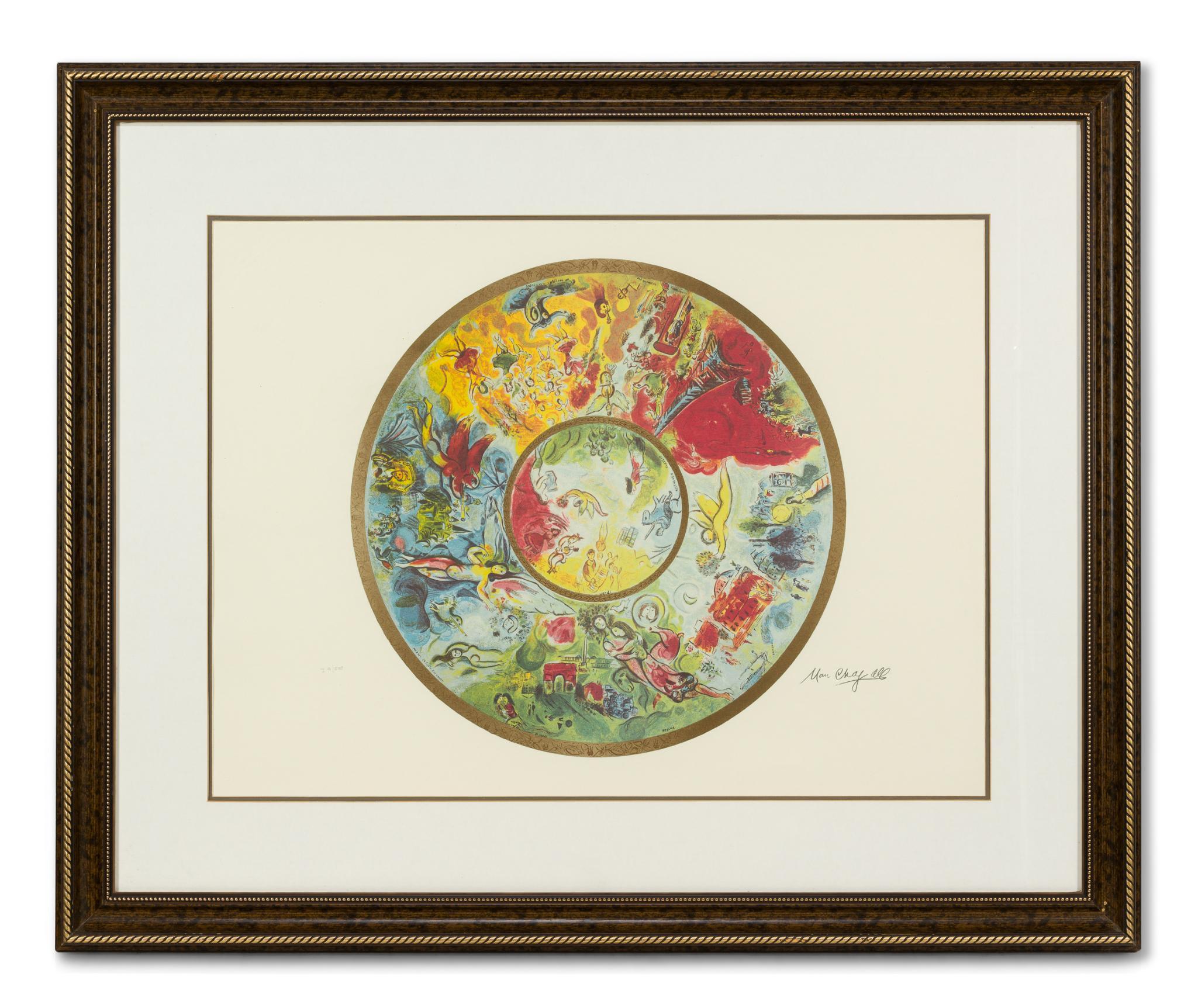Marc Chagall Signed and Numbered Print
