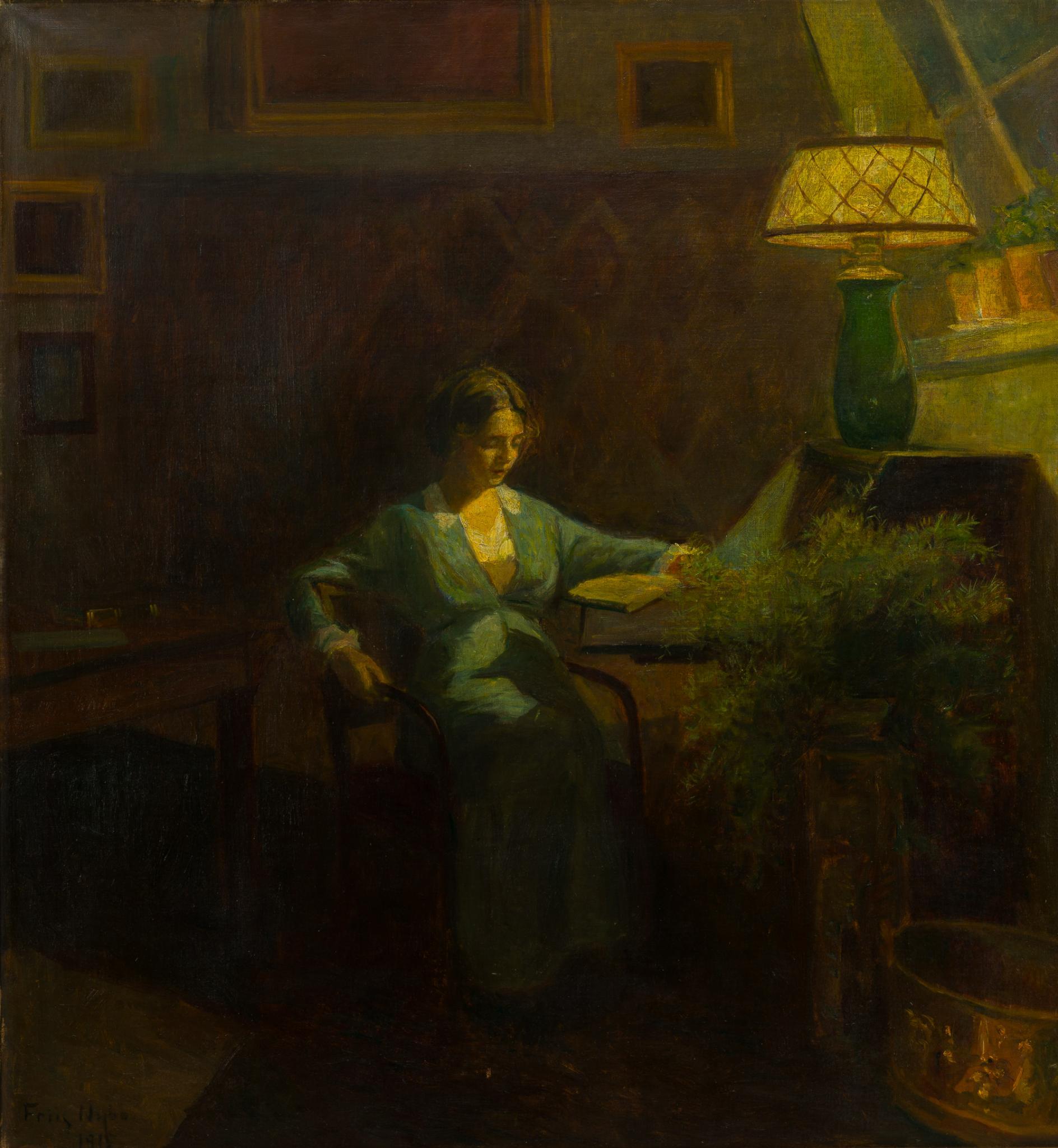 Poul Friis Nybo Oil on Canvas Painting
