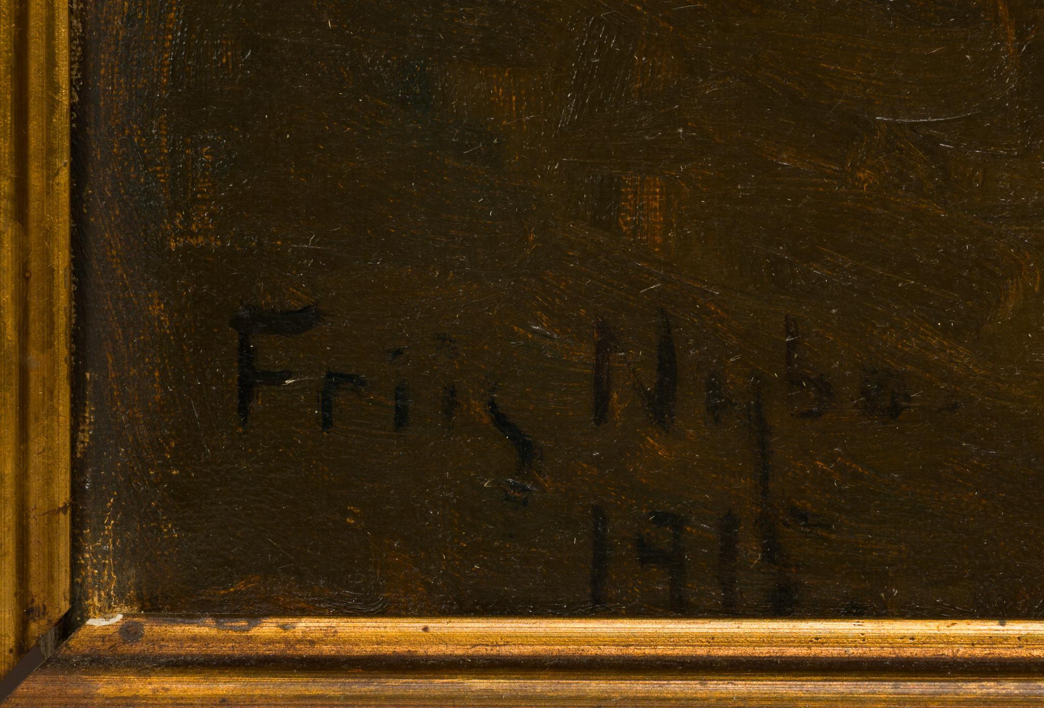 Poul Friis Nybo Oil on Canvas Painting