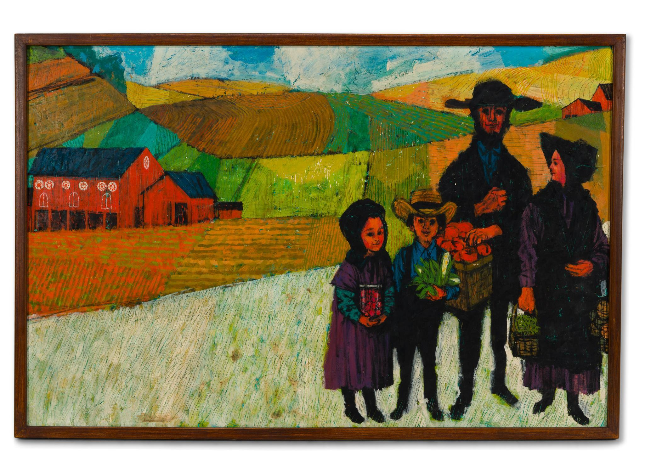 Robert Shore Acrylic on Board for Redbook Illustration