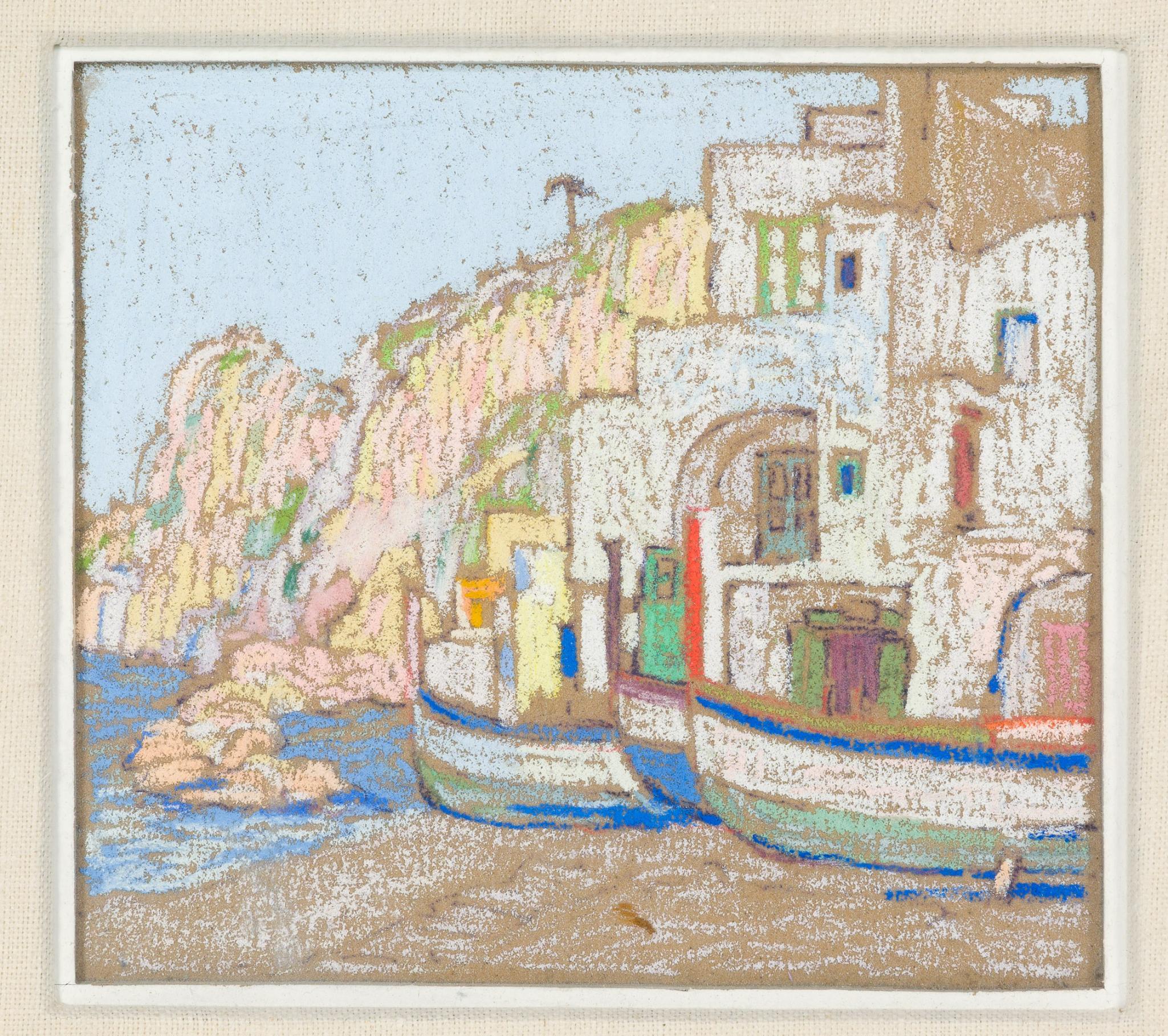 2 Henry Soulen (1888-1965) Chalk Art Scenes