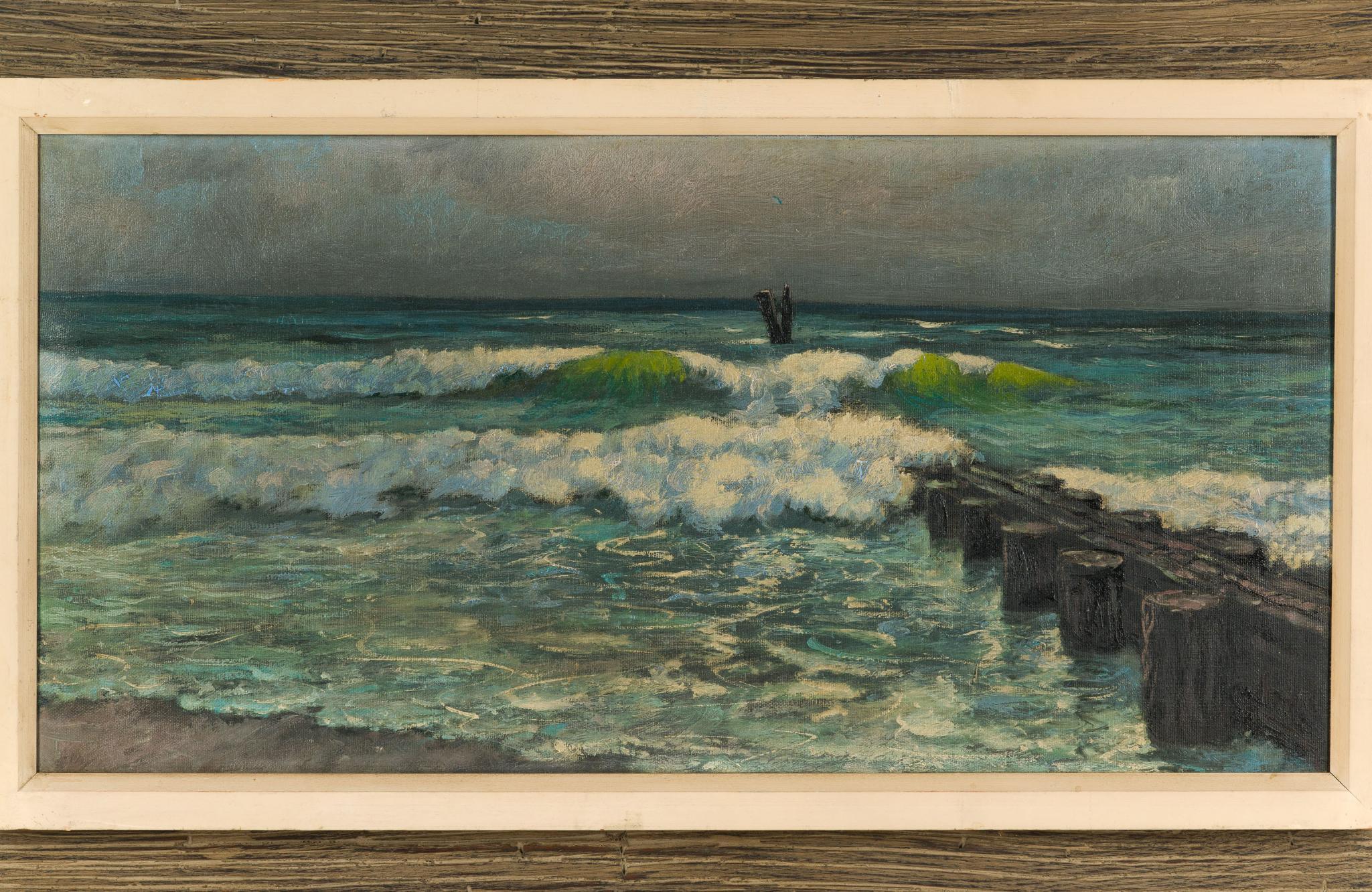 Mid-Century Seascape Painting