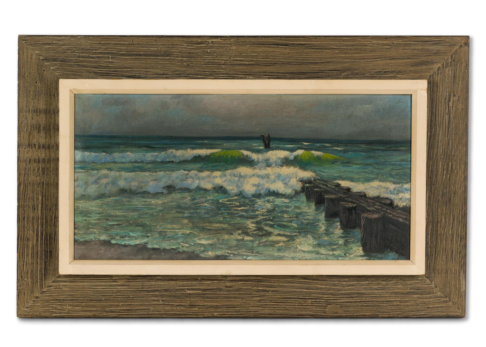Mid-Century Seascape Painting