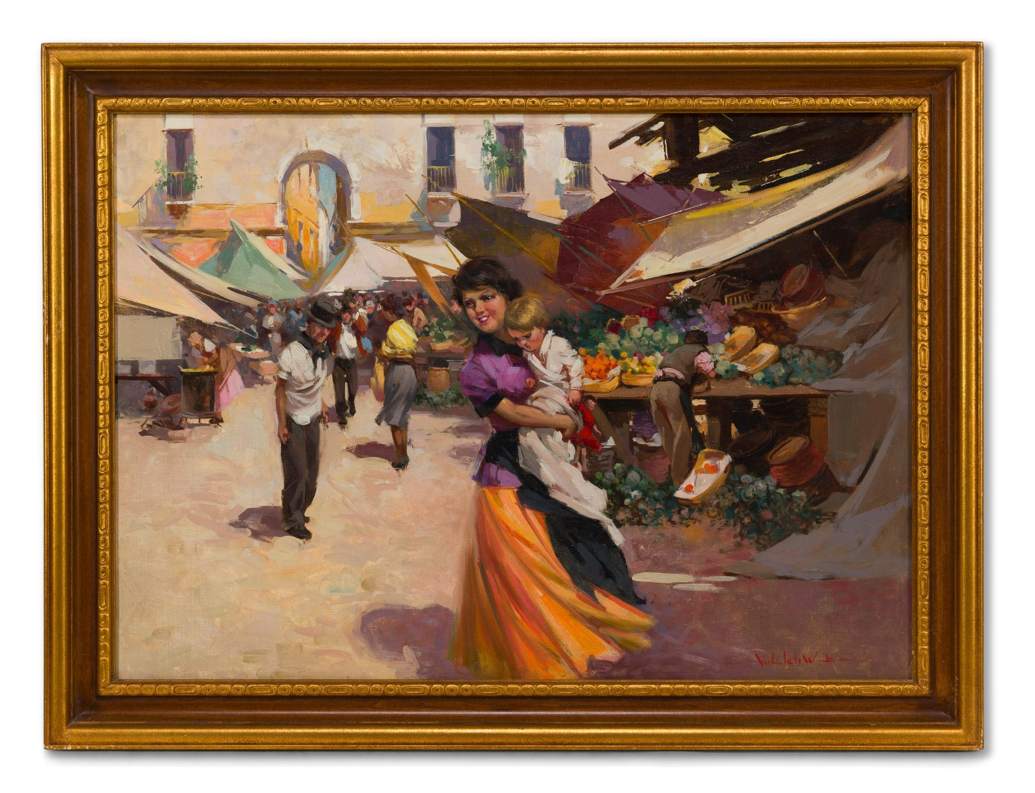 Witman Etelka Vizkeleti Oil On Canvas Painting