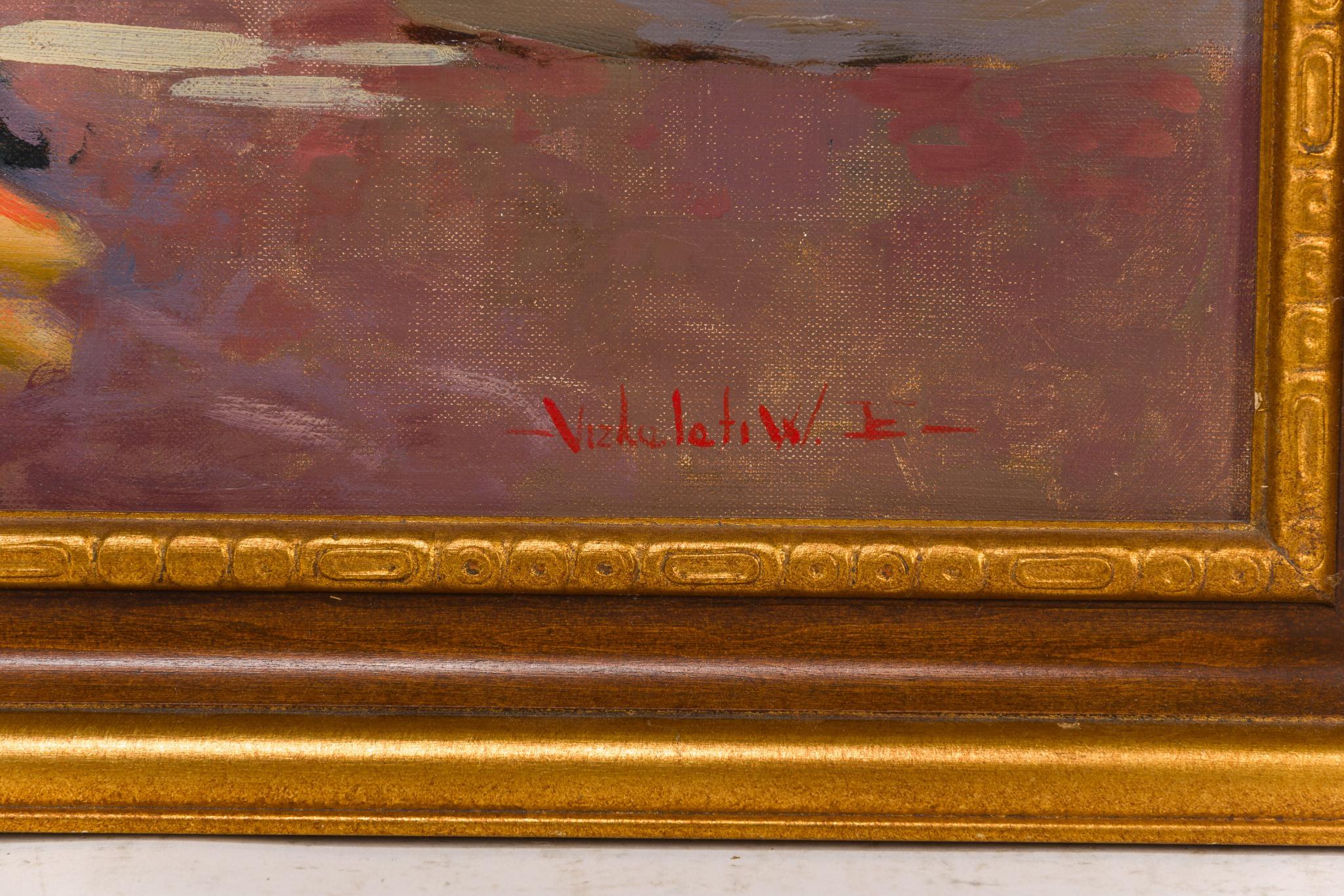 Witman Etelka Vizkeleti Oil On Canvas Painting