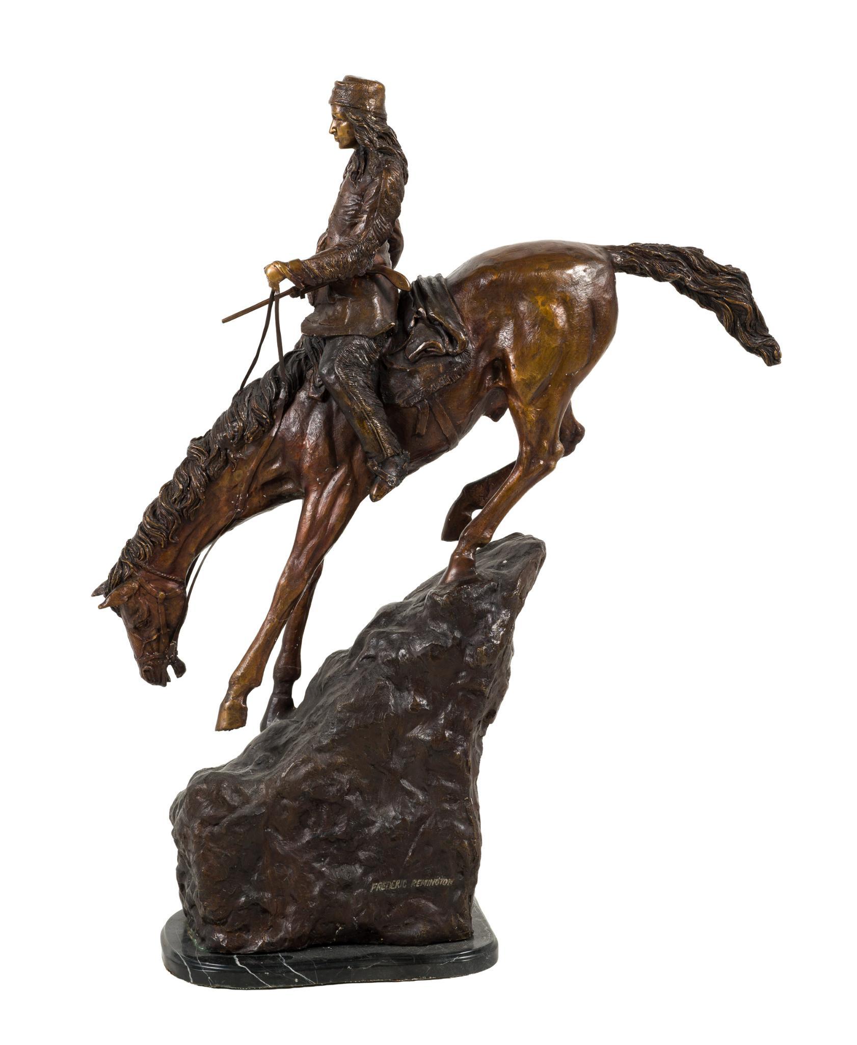 Bronze Sculpture After Frederick Remington