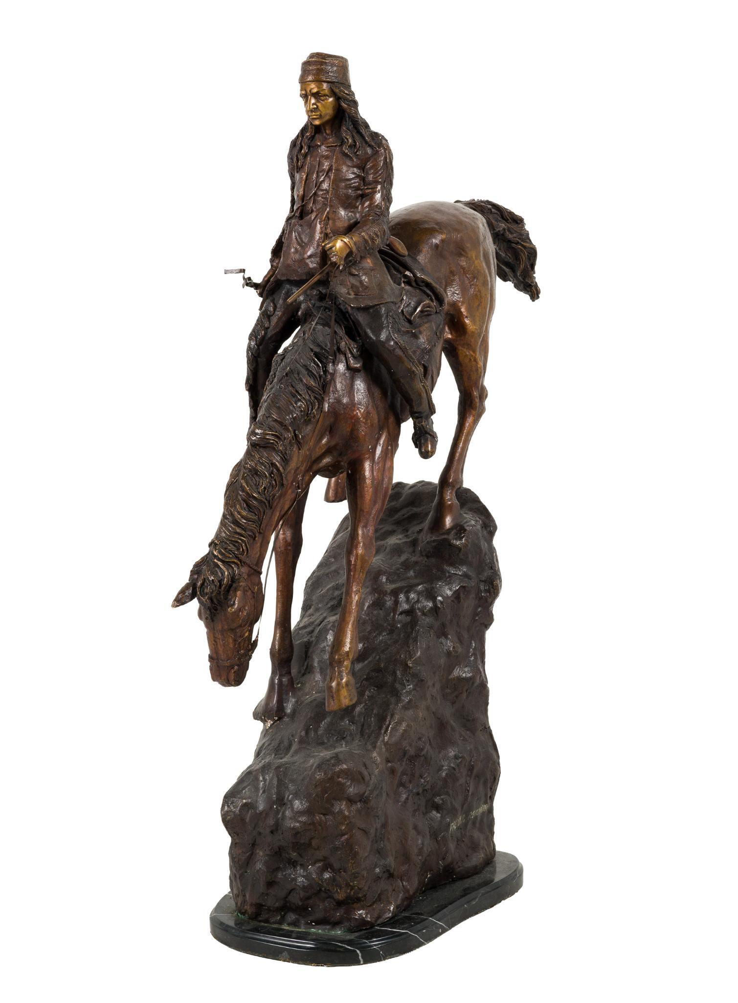 Bronze Sculpture After Frederick Remington