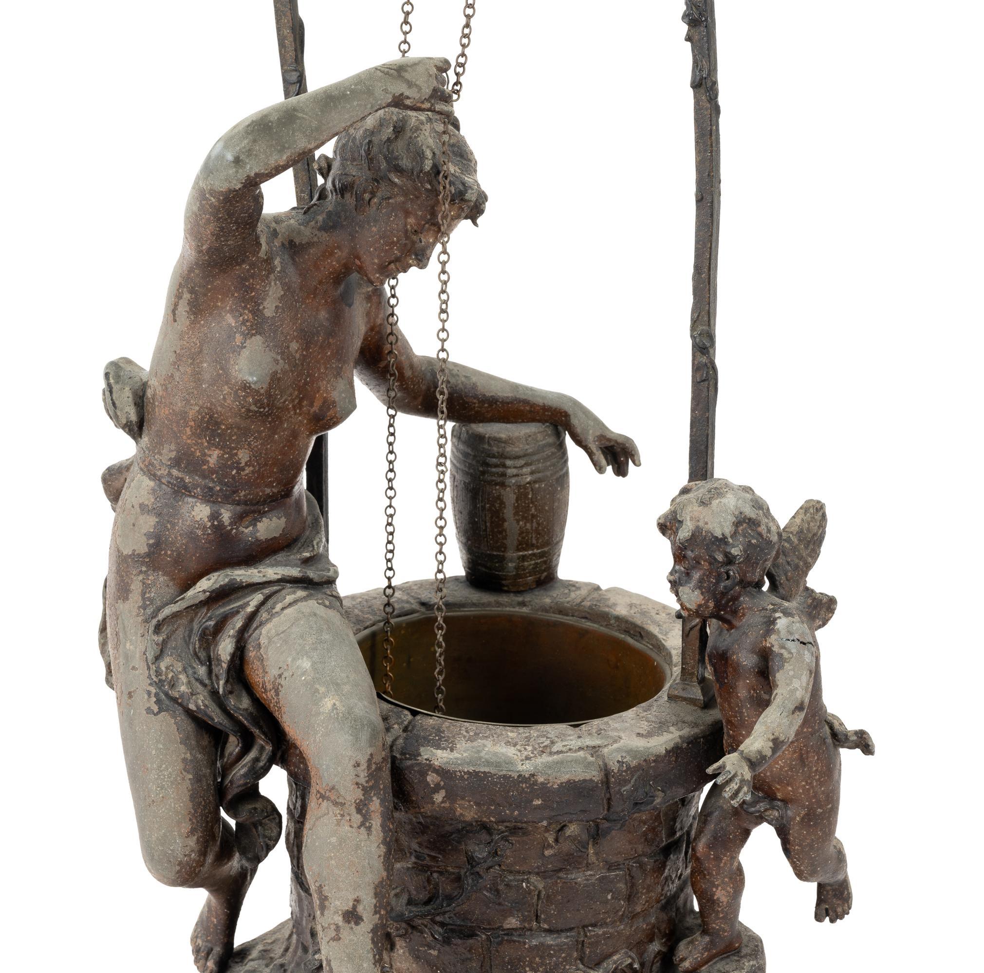 Leon Pillet Spelter Bronze Figural Sculpture