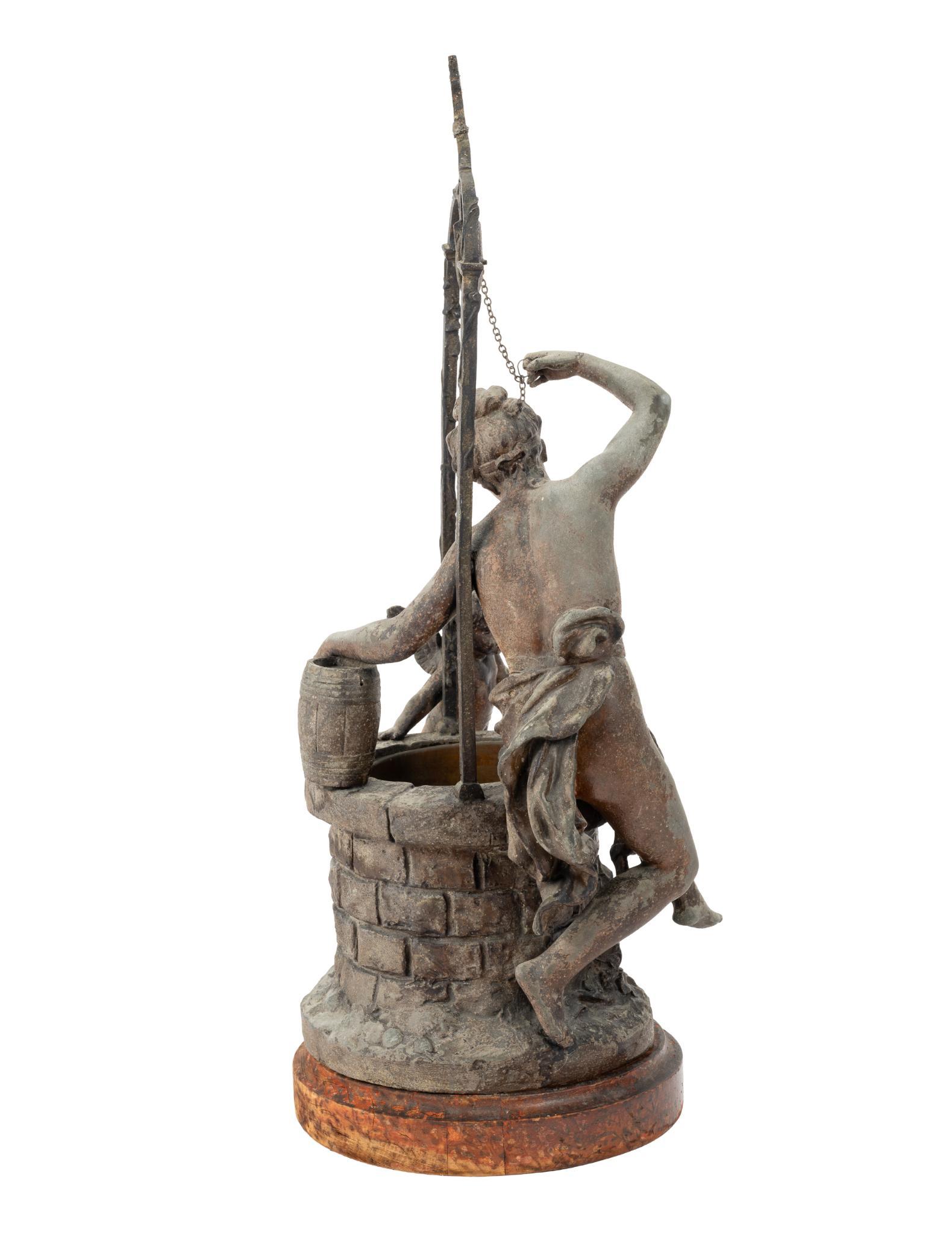 Leon Pillet Spelter Bronze Figural Sculpture