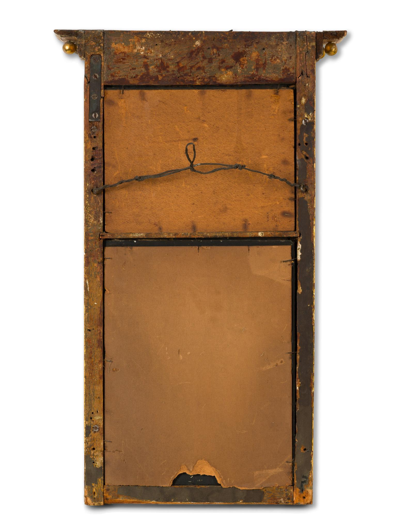 American Federal Giltwood Two-Plate Pier/Wall Mirror