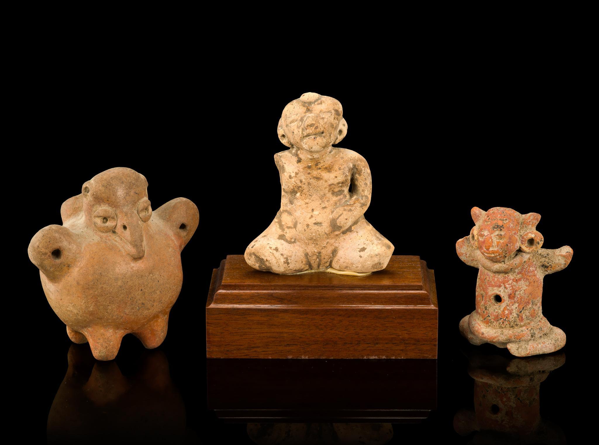 3 Pre-Columbian Figures