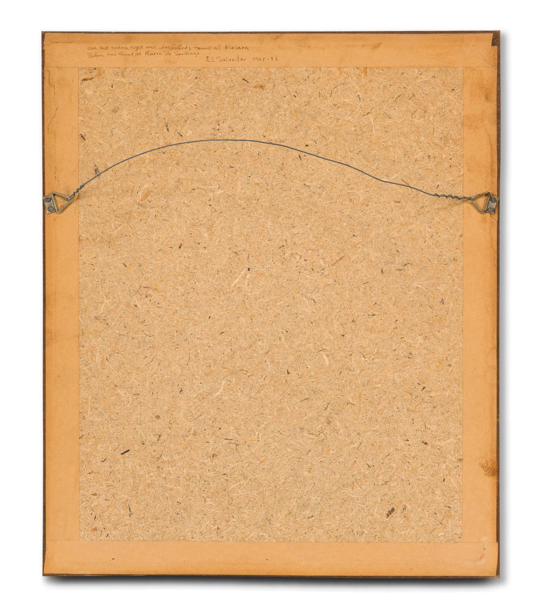 3 Framed Pre Colombian Pottery Shards