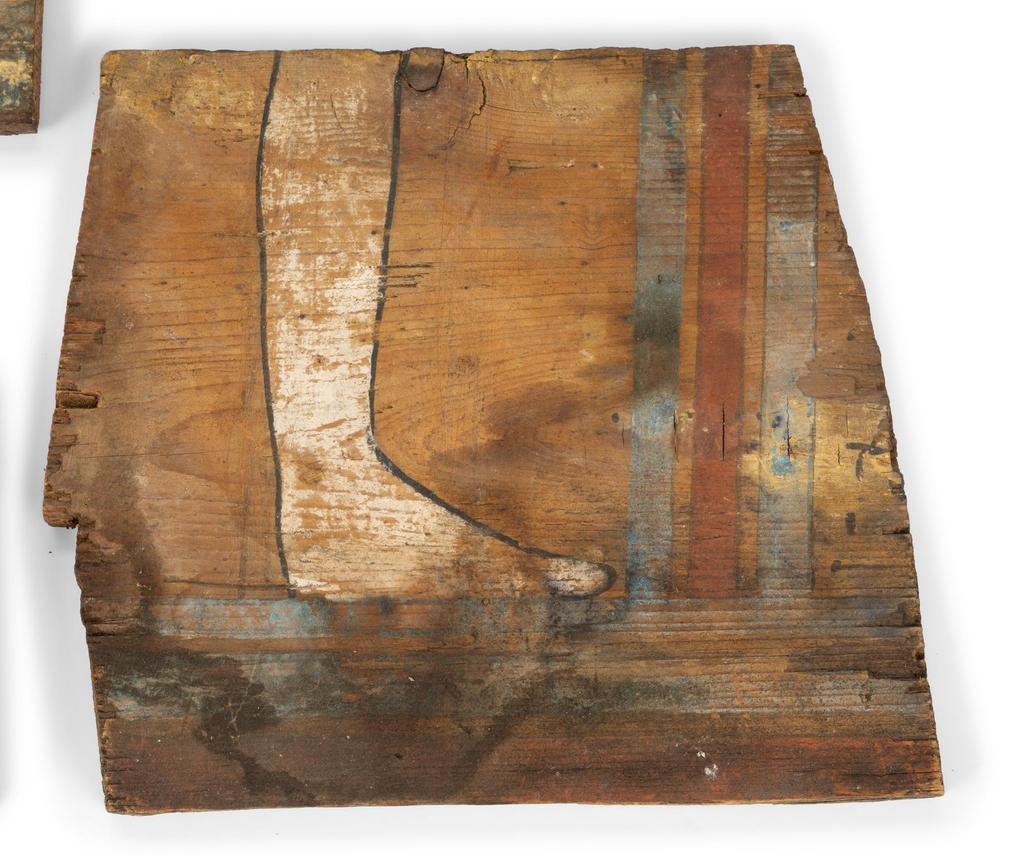 6 Egyptian Painted Wood Panels