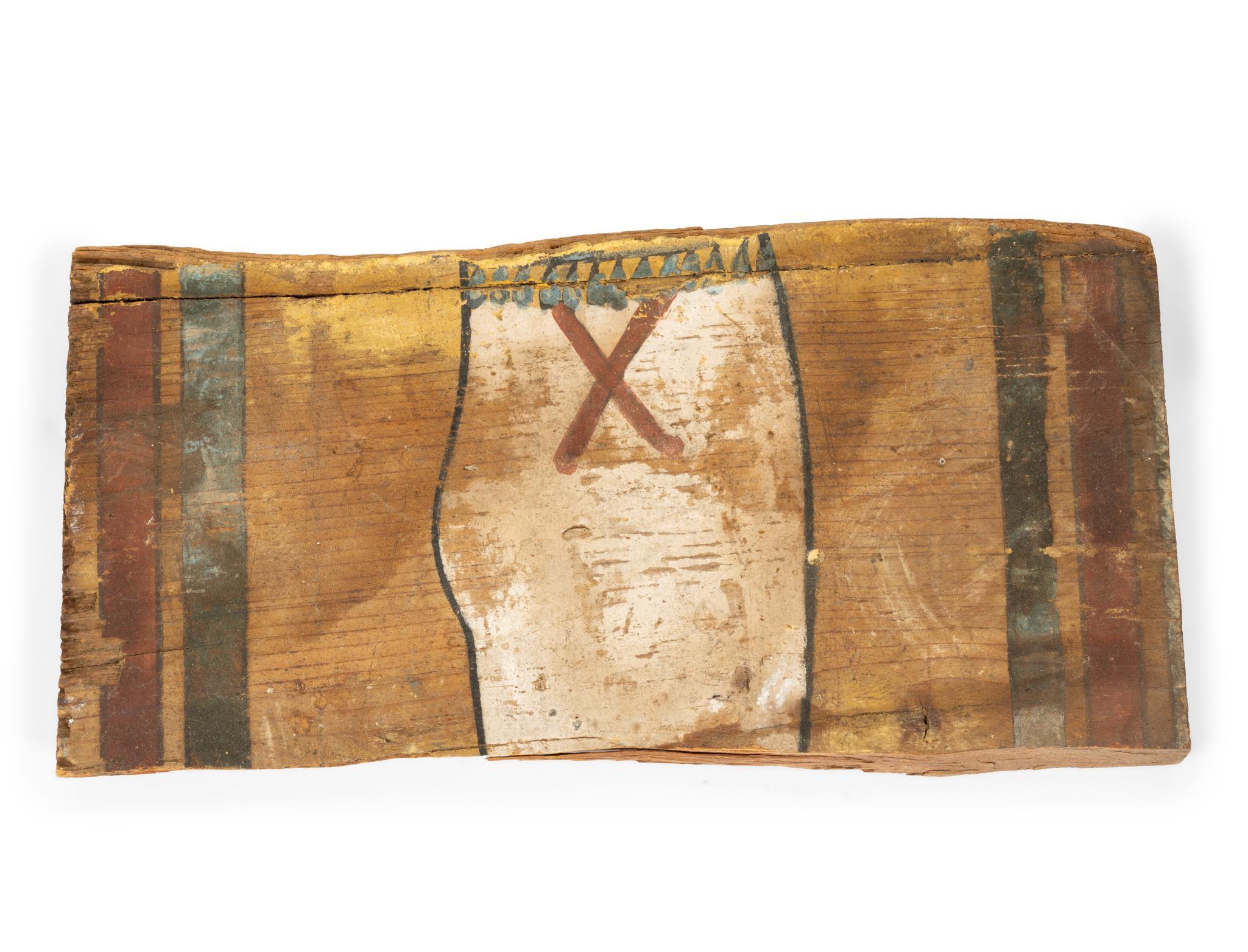 6 Egyptian Painted Wood Panels