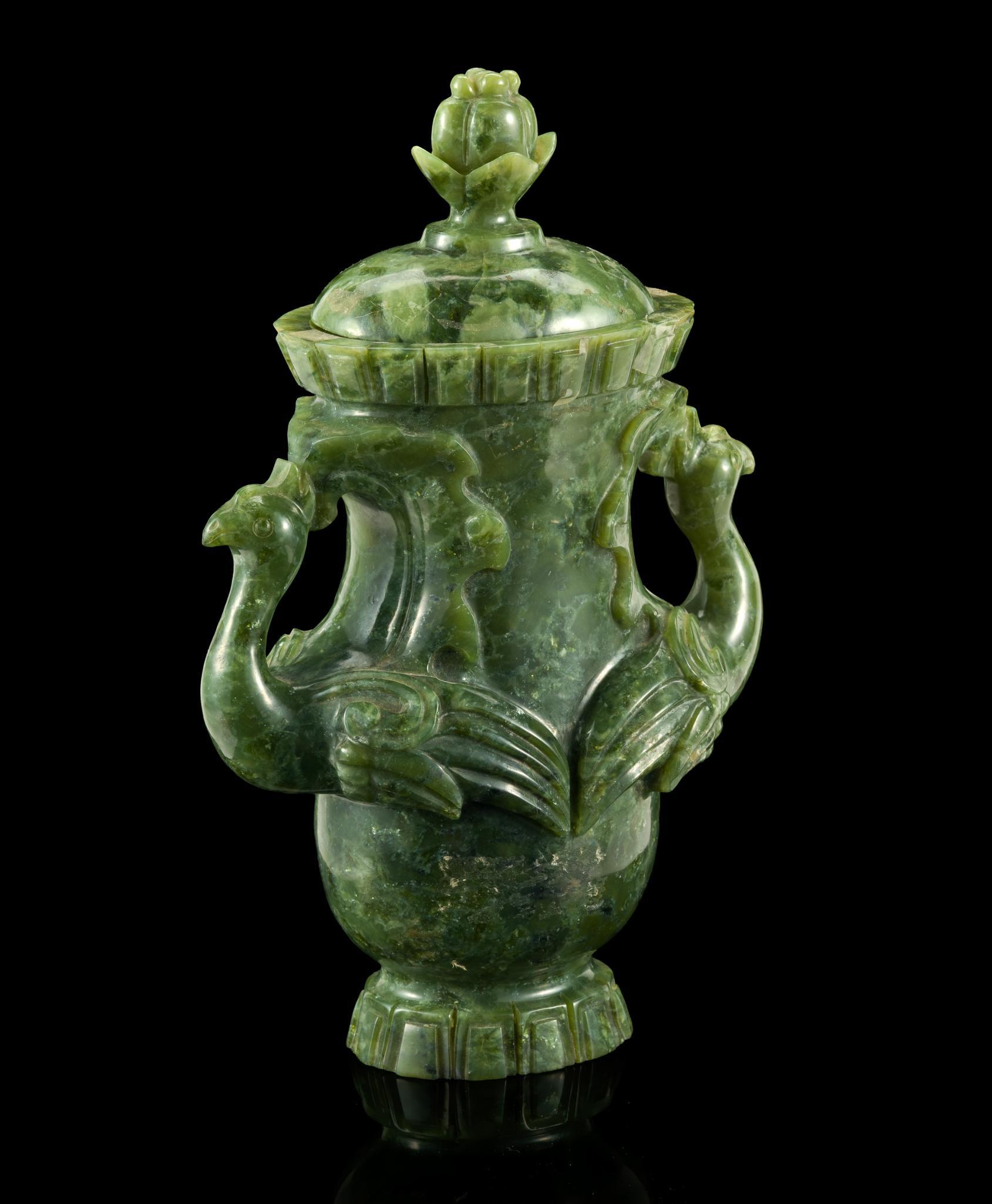 2 Chinese Hardstone Carvings