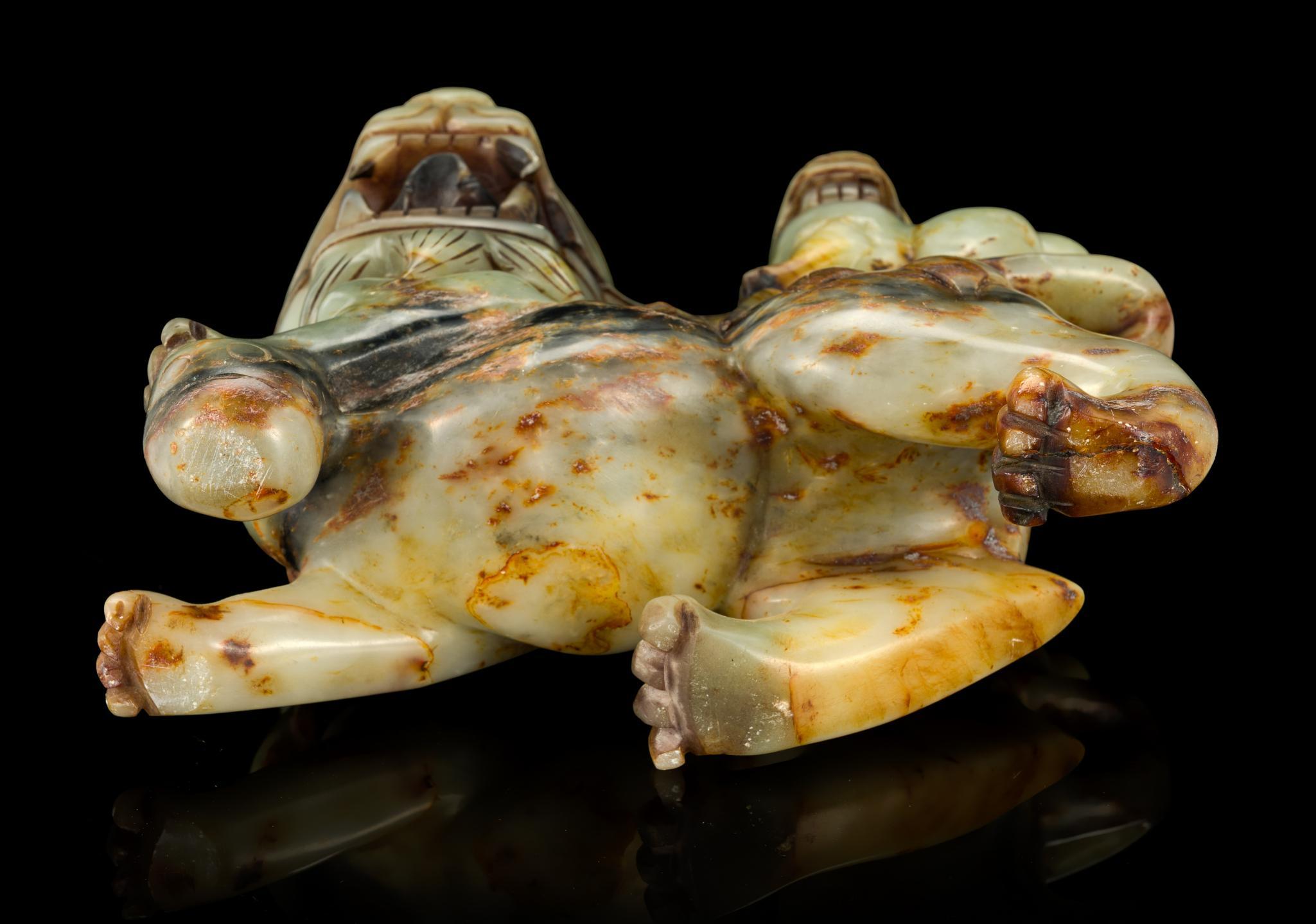 3 Chinese Soapstone and Hardstone Carvings