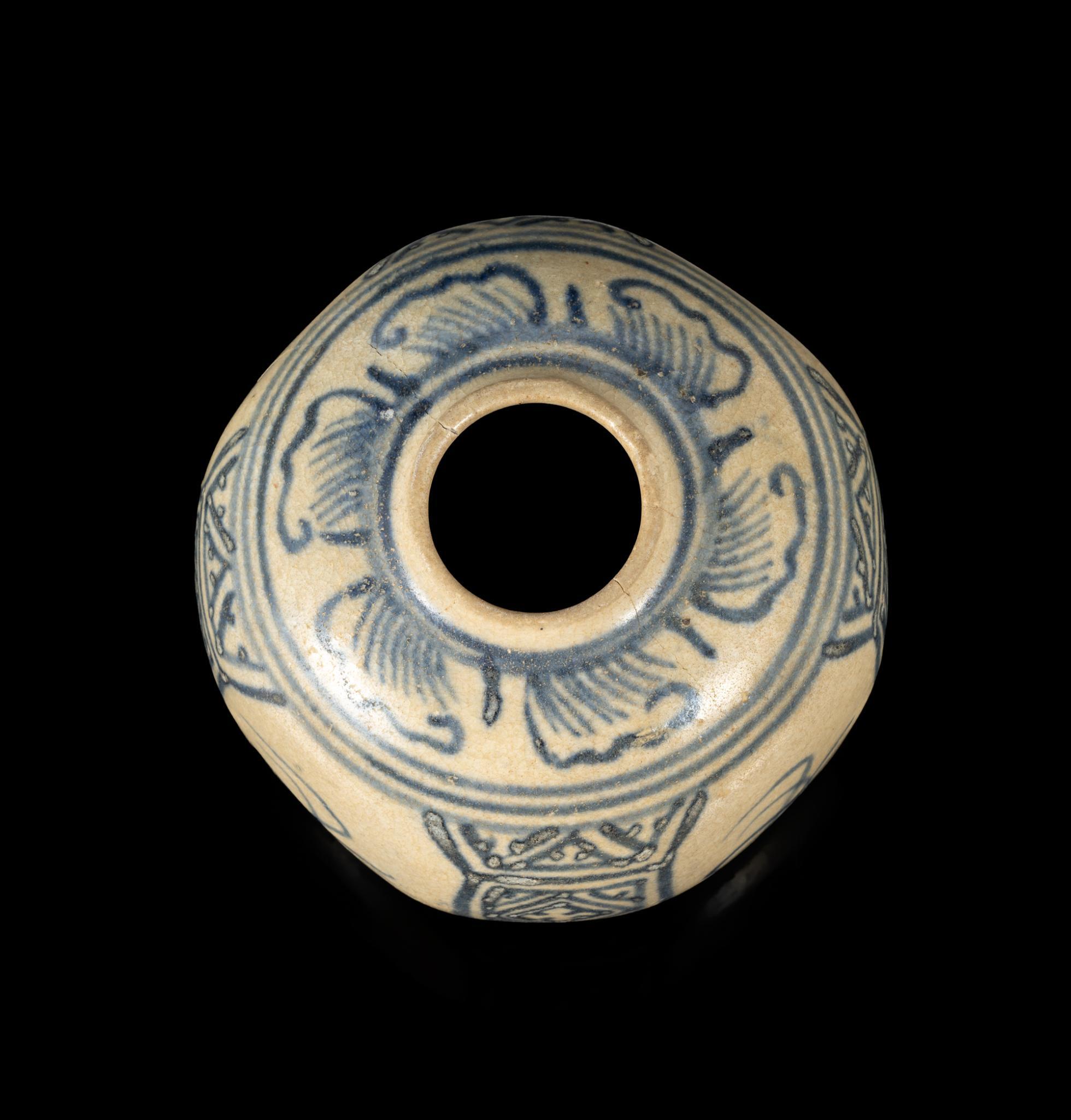 2 15th C Vietnamese Blue & White Jarlets