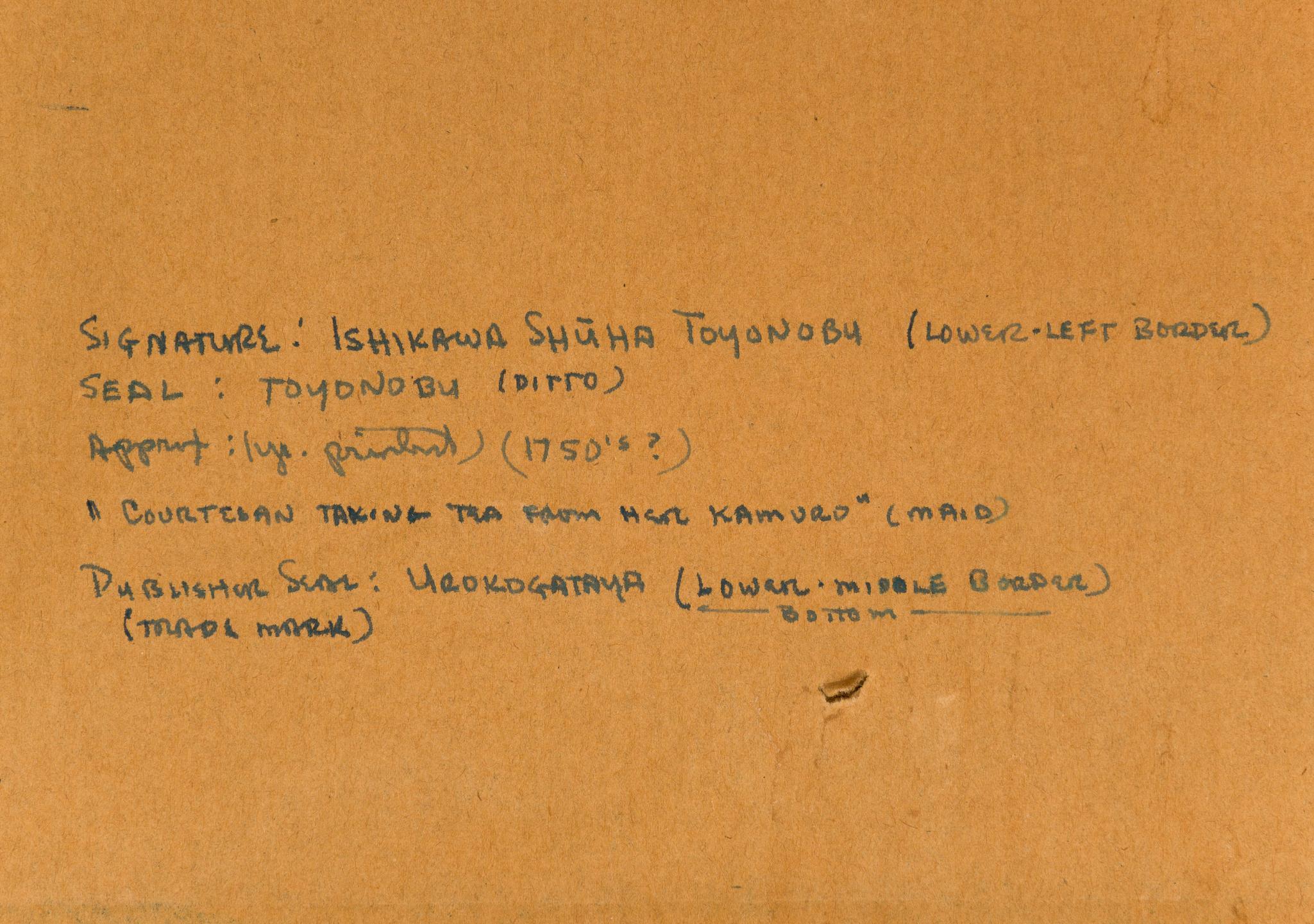 Ishikawa Shuha Toyonby Print