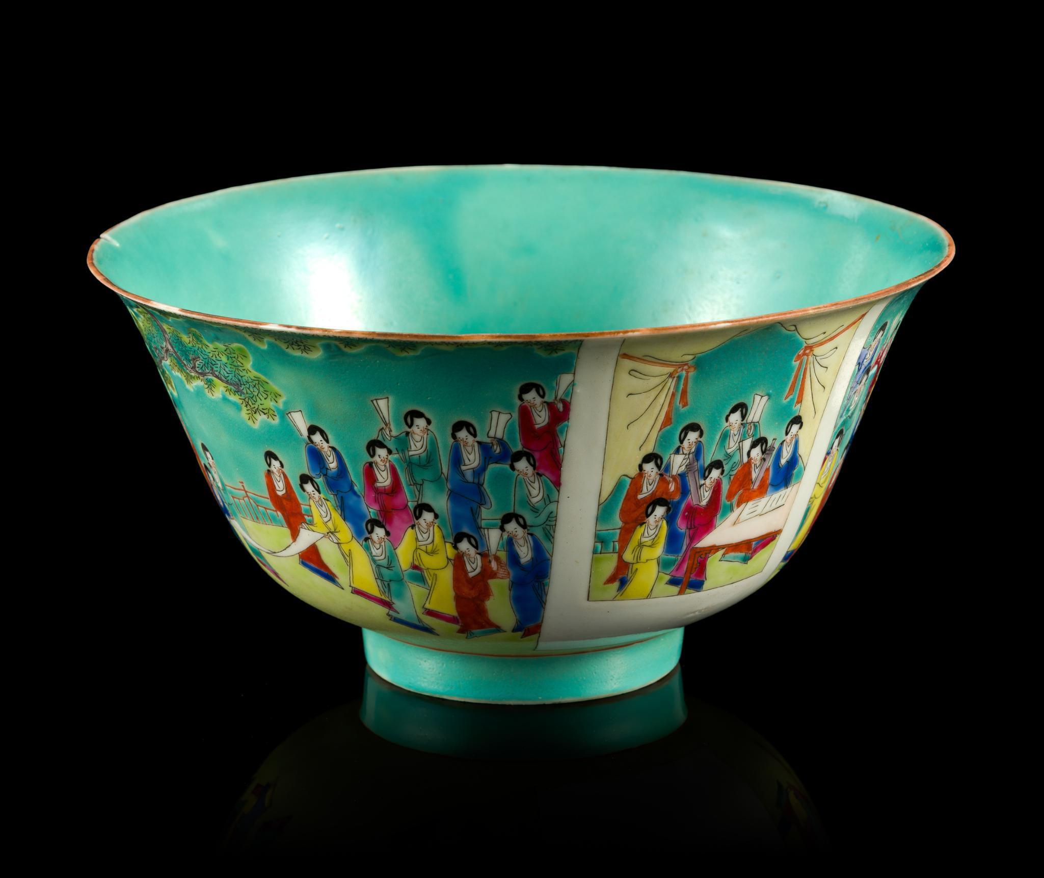Chinese Famille Rose Peking Bowl
