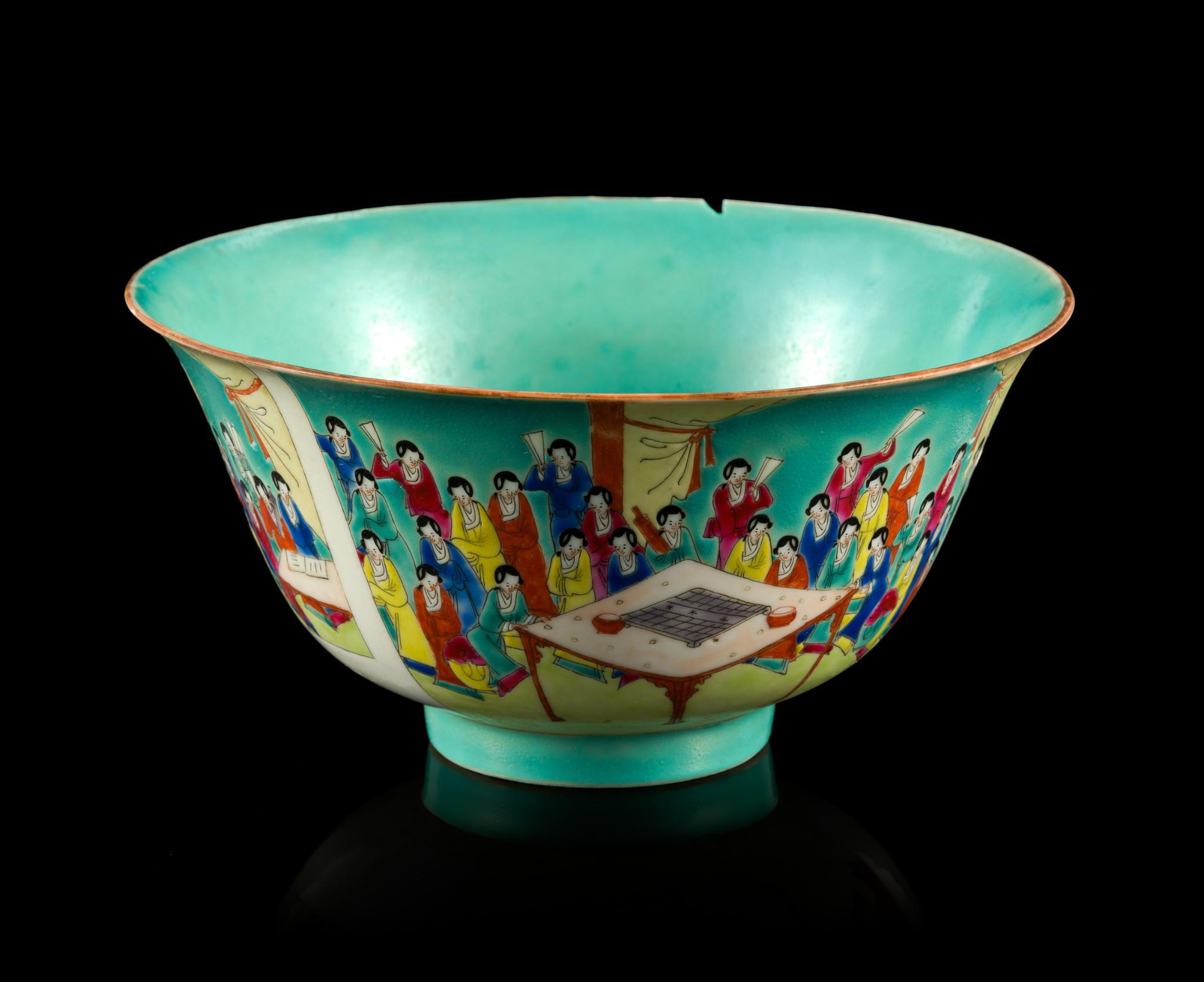 Chinese Famille Rose Peking Bowl