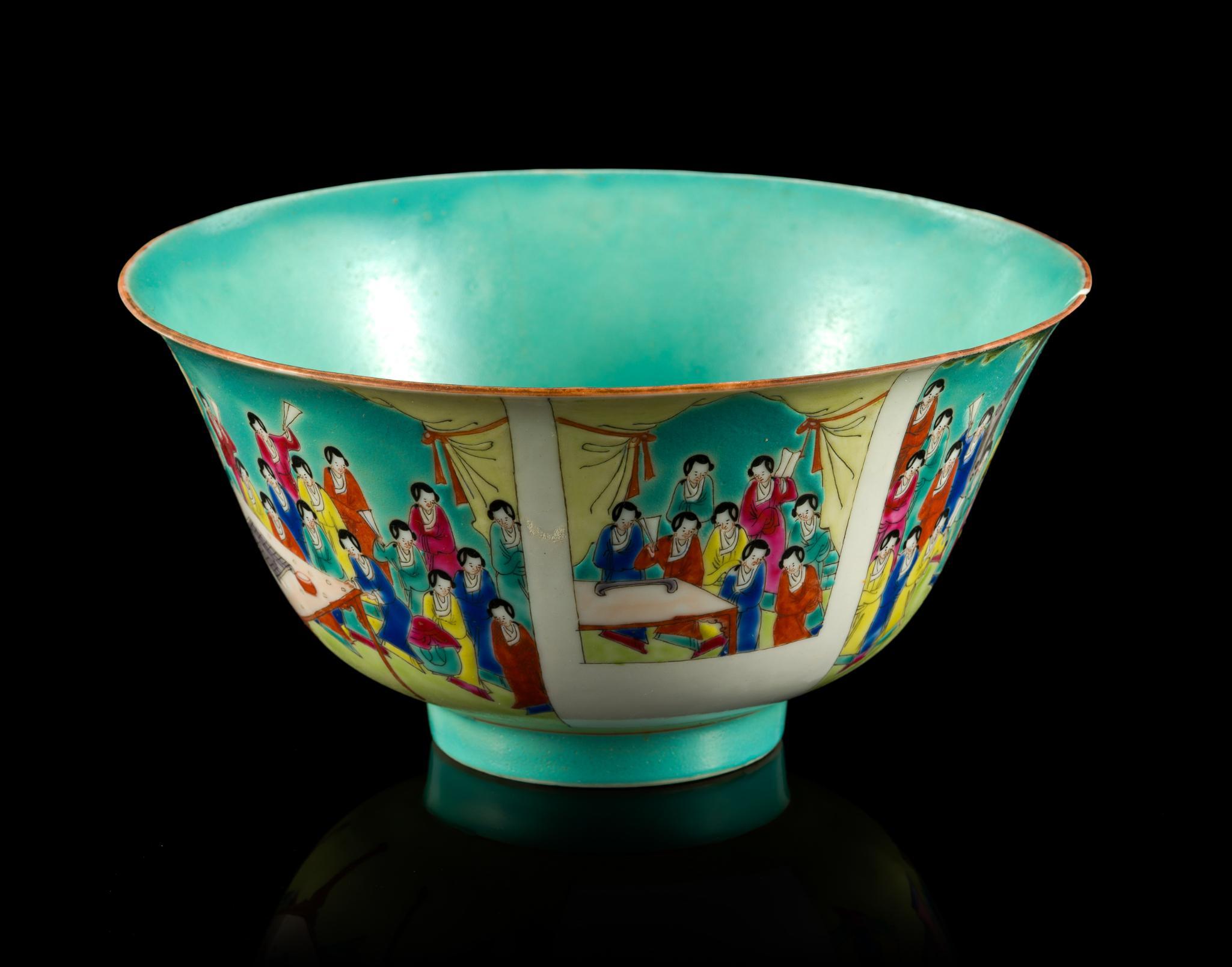 Chinese Famille Rose Peking Bowl