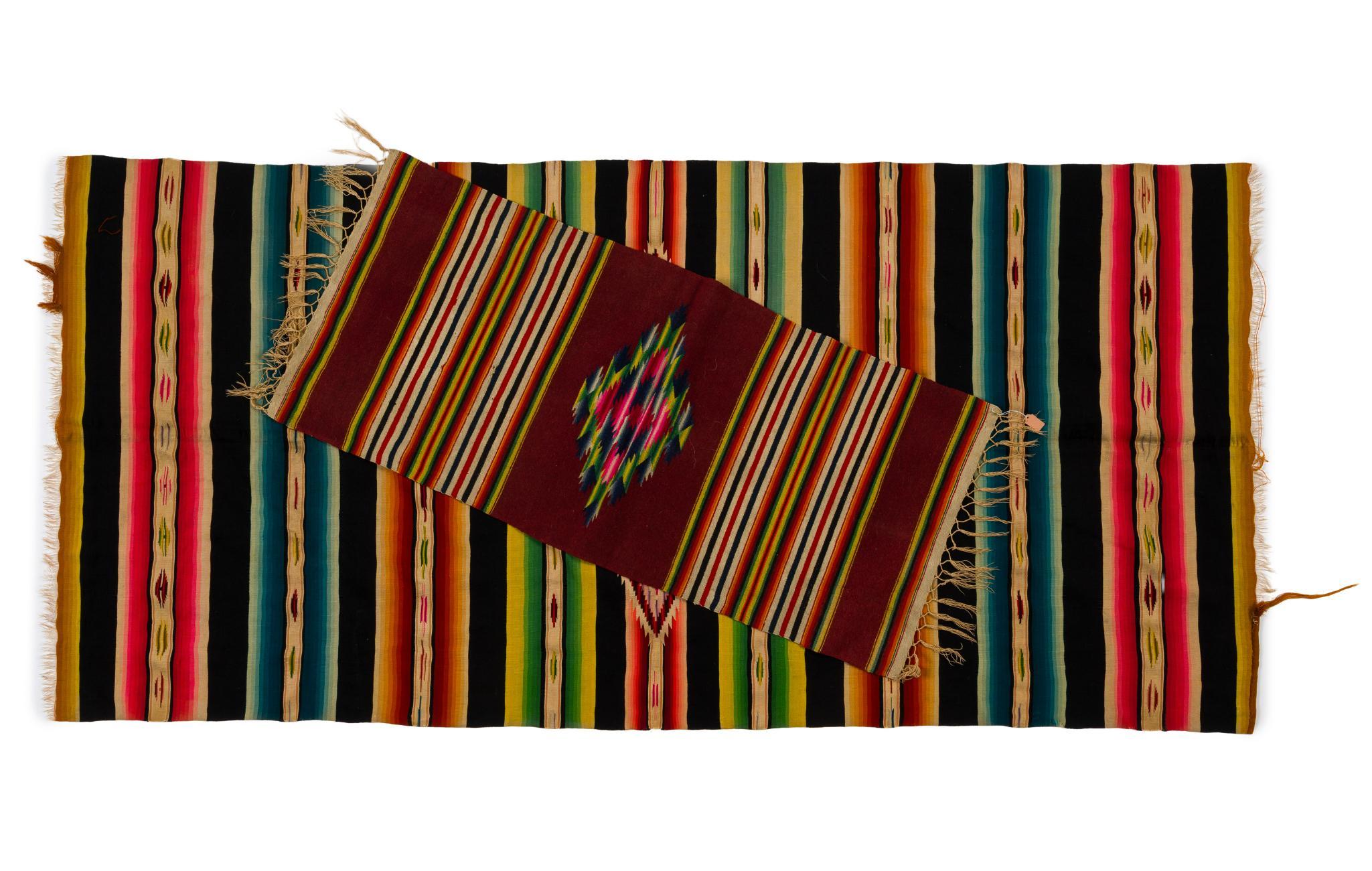 2 Mexican Saltillo Weavings