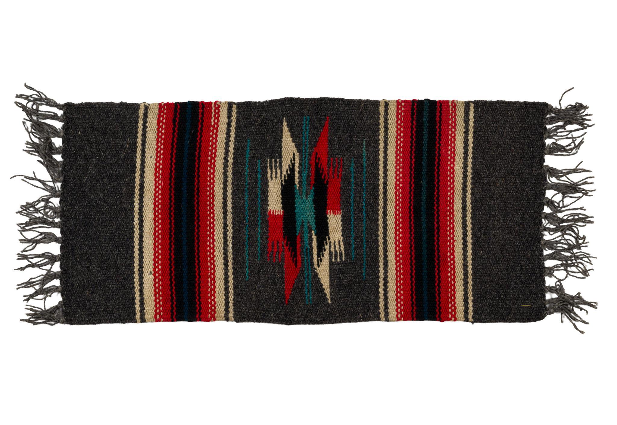4 Vintage Southwestern Weavings Incl. Ortega's and Navajo