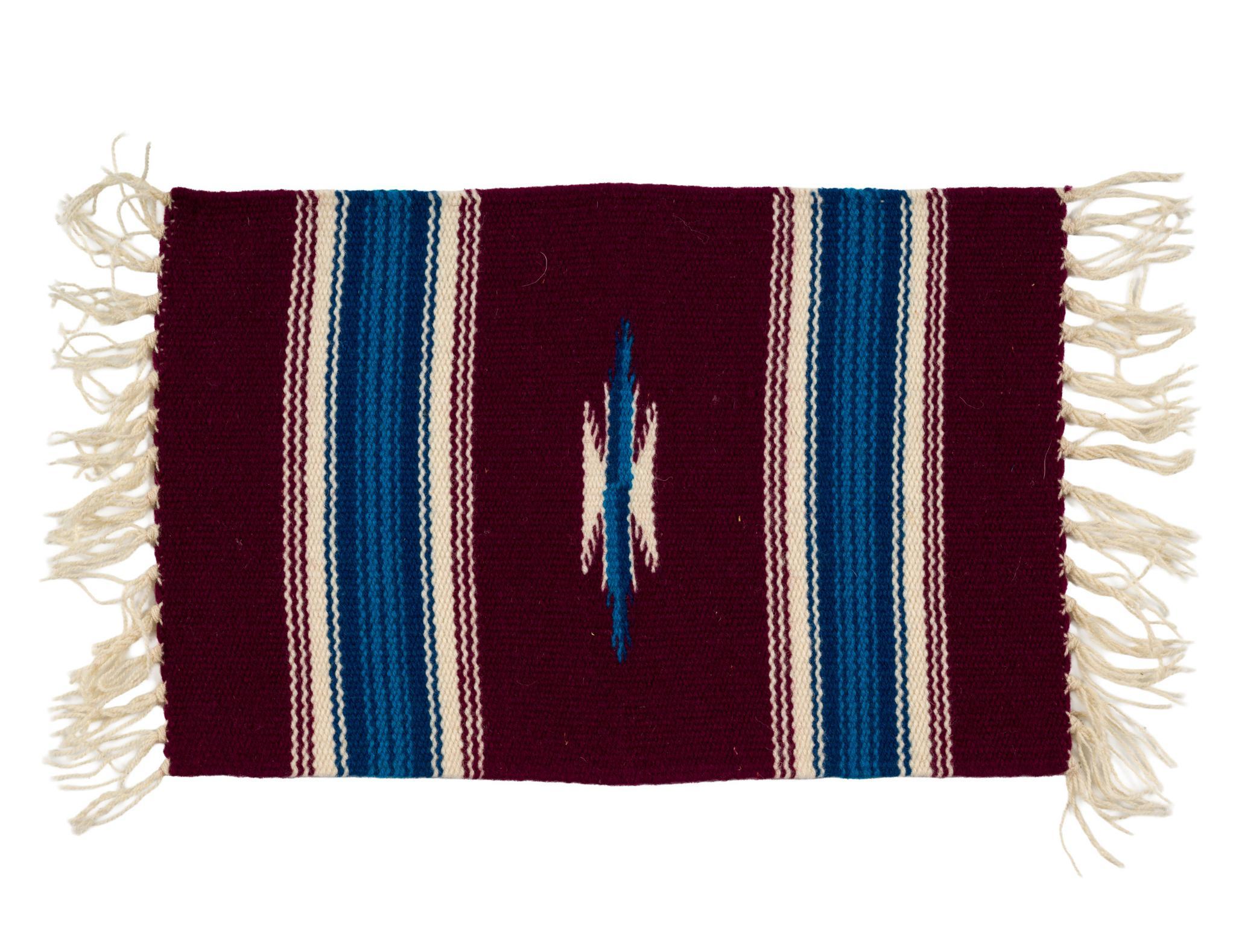4 Vintage Southwestern Weavings Incl. Ortega's and Navajo