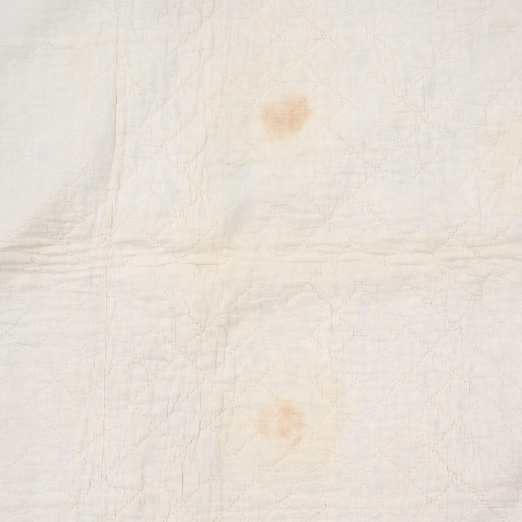 Embroidered Quilt with Portrait of US President Warren G. Harding