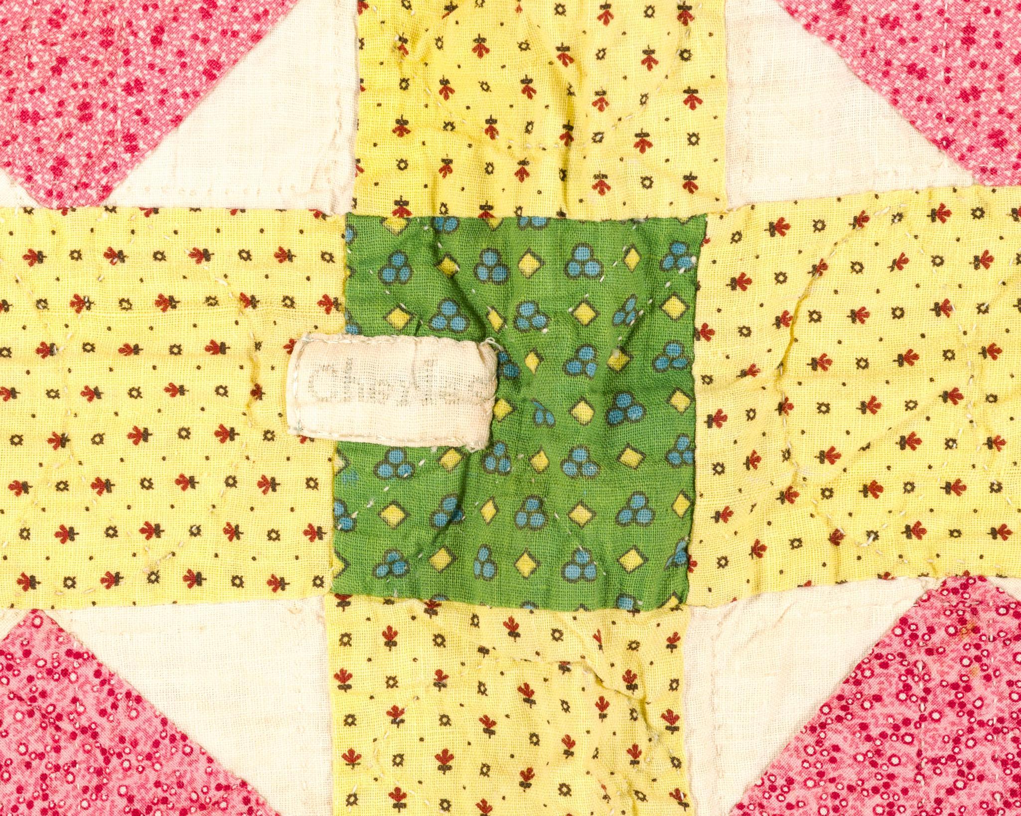 1880s Sixteen Patch Quilt