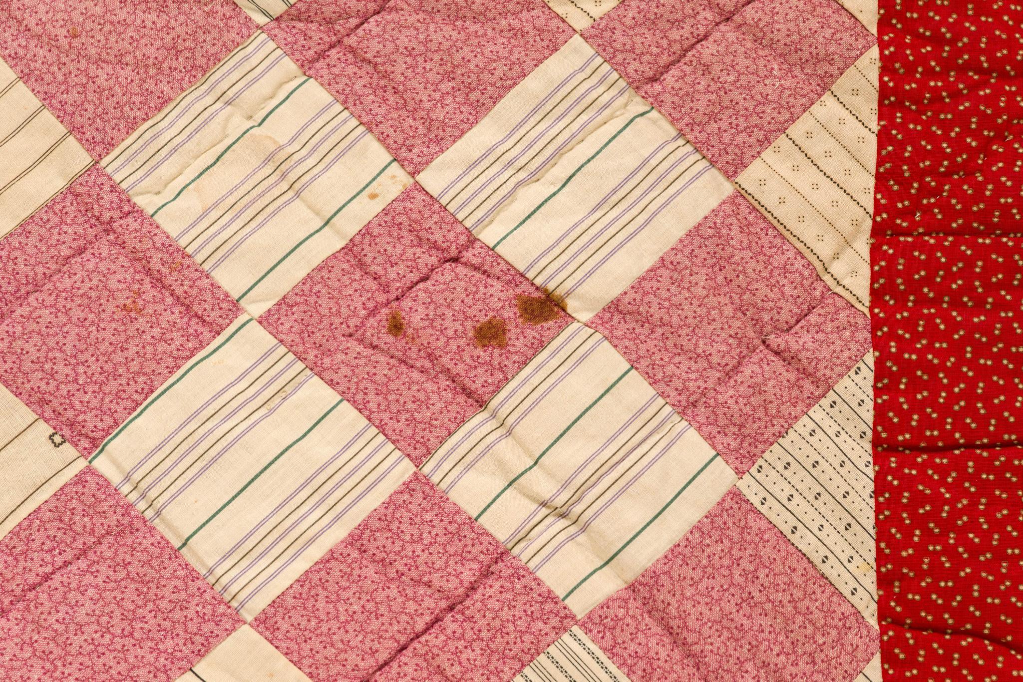 1880s Nine-Patch Variation Quilt