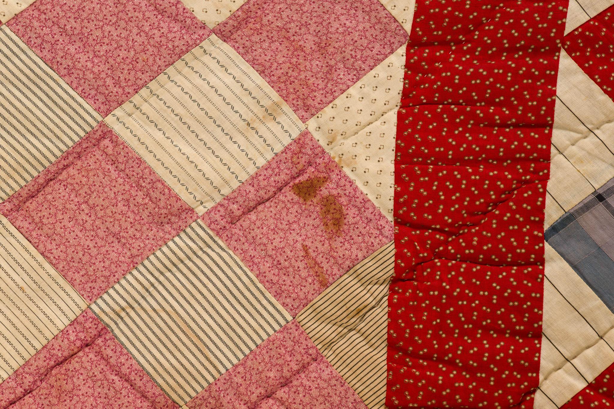 1880s Nine-Patch Variation Quilt