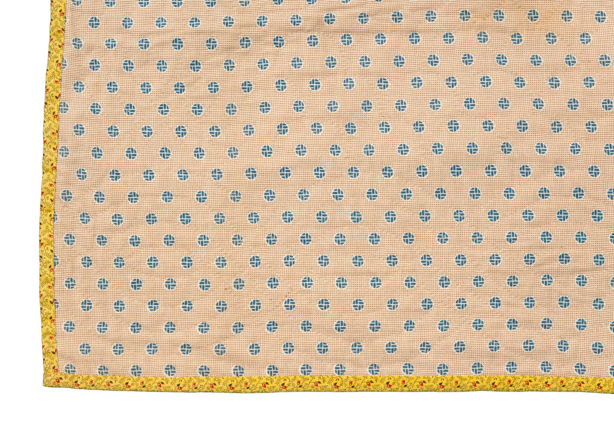 Late 19th C Trip Around the World Quilt
