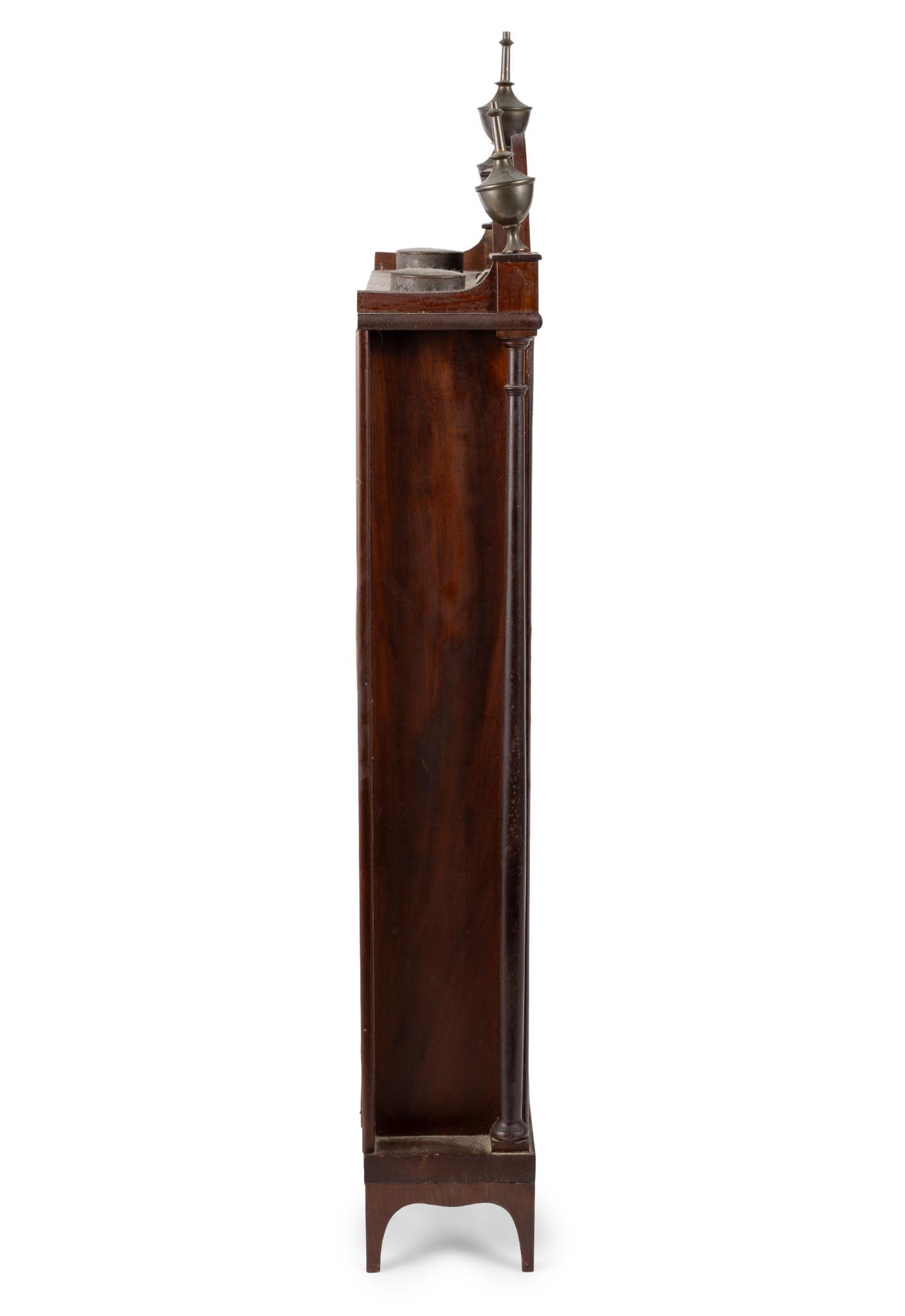 American Mahogany Eli Terry Pillar and Scroll Clock