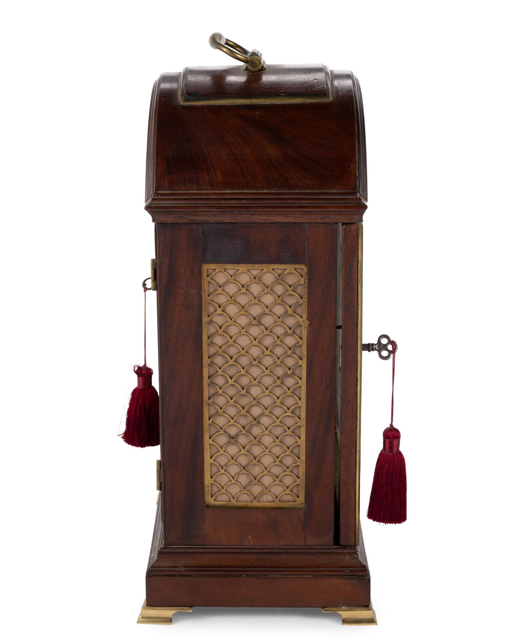 George III Mahogany Shelf Clock, Thomas Parker Philadelphia