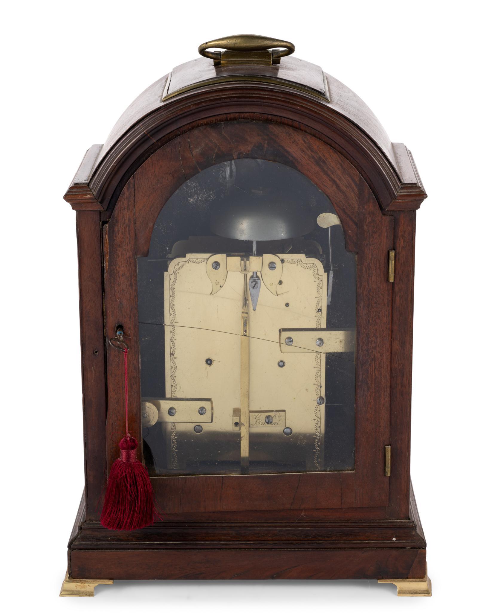 George III Mahogany Shelf Clock, Thomas Parker Philadelphia