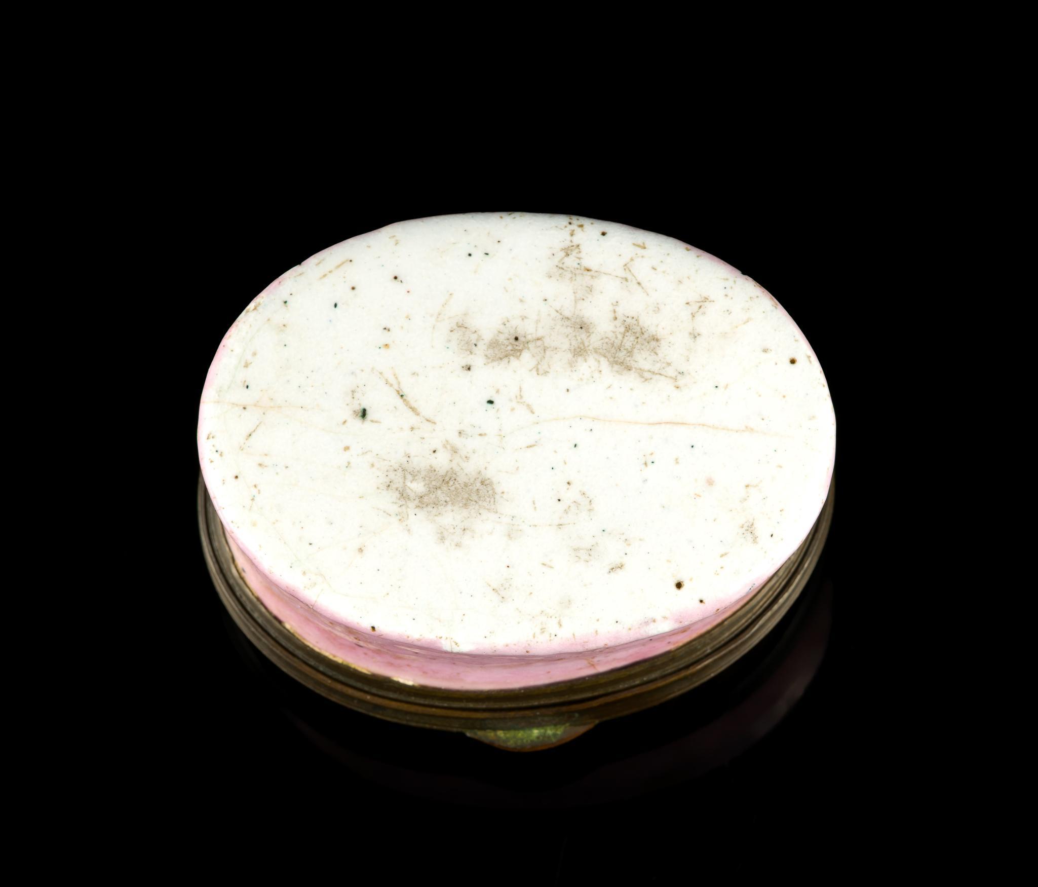 18th C English Enamel Patch Box