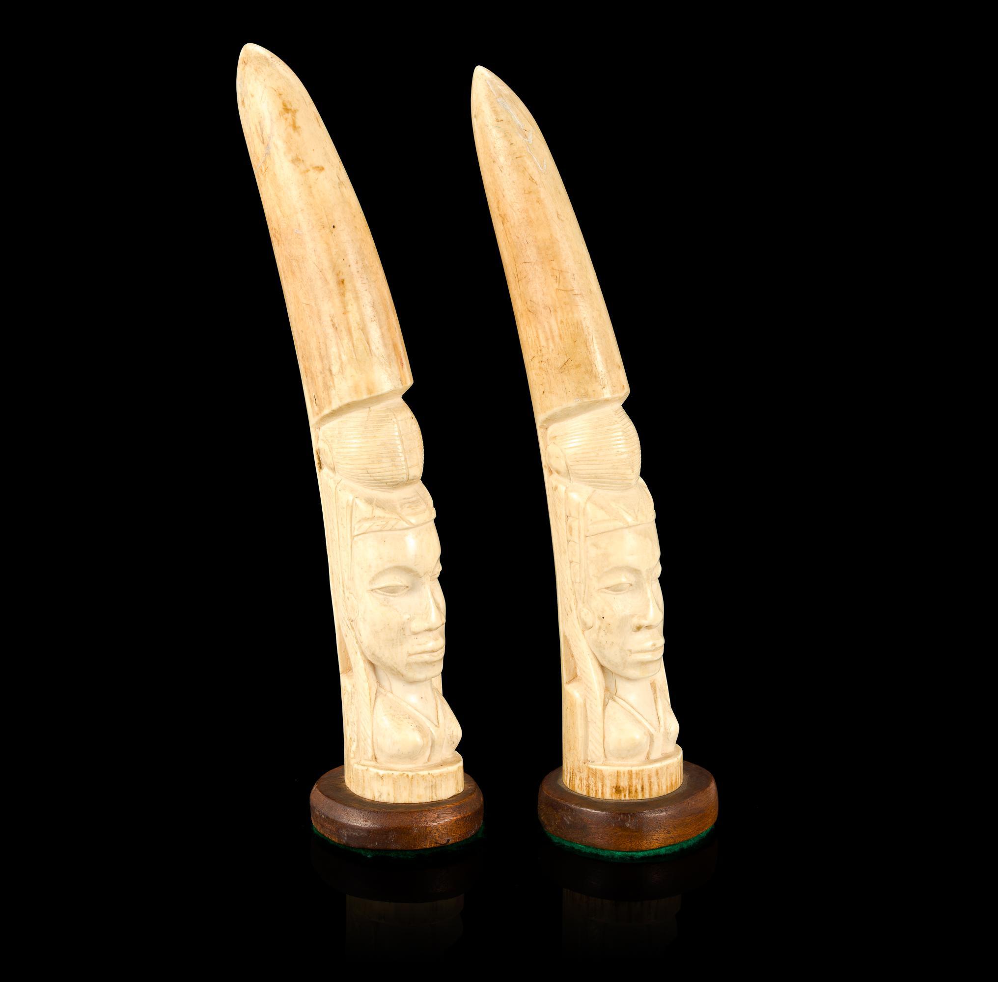 PA RESIDENTS ONLY: African Ivory Figural Carvings